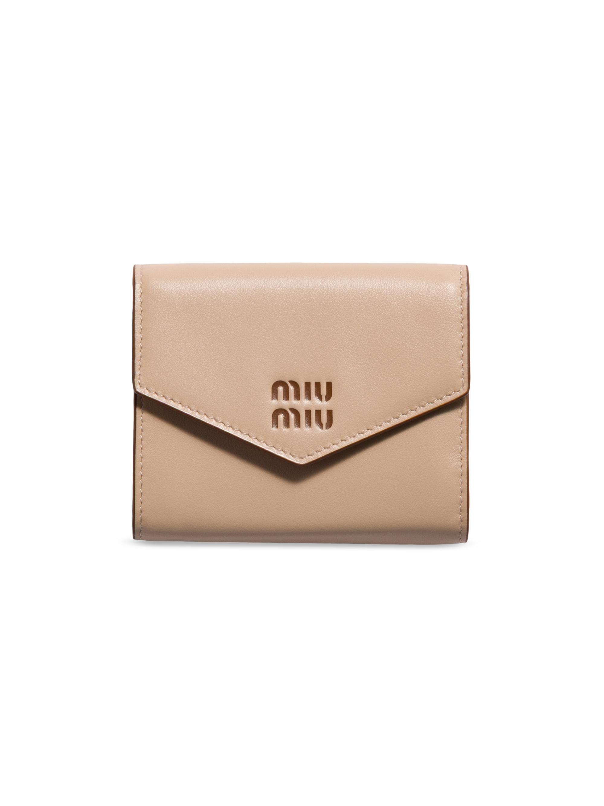 Miu Miu Small Leather Wallet | Saks Fifth Avenue