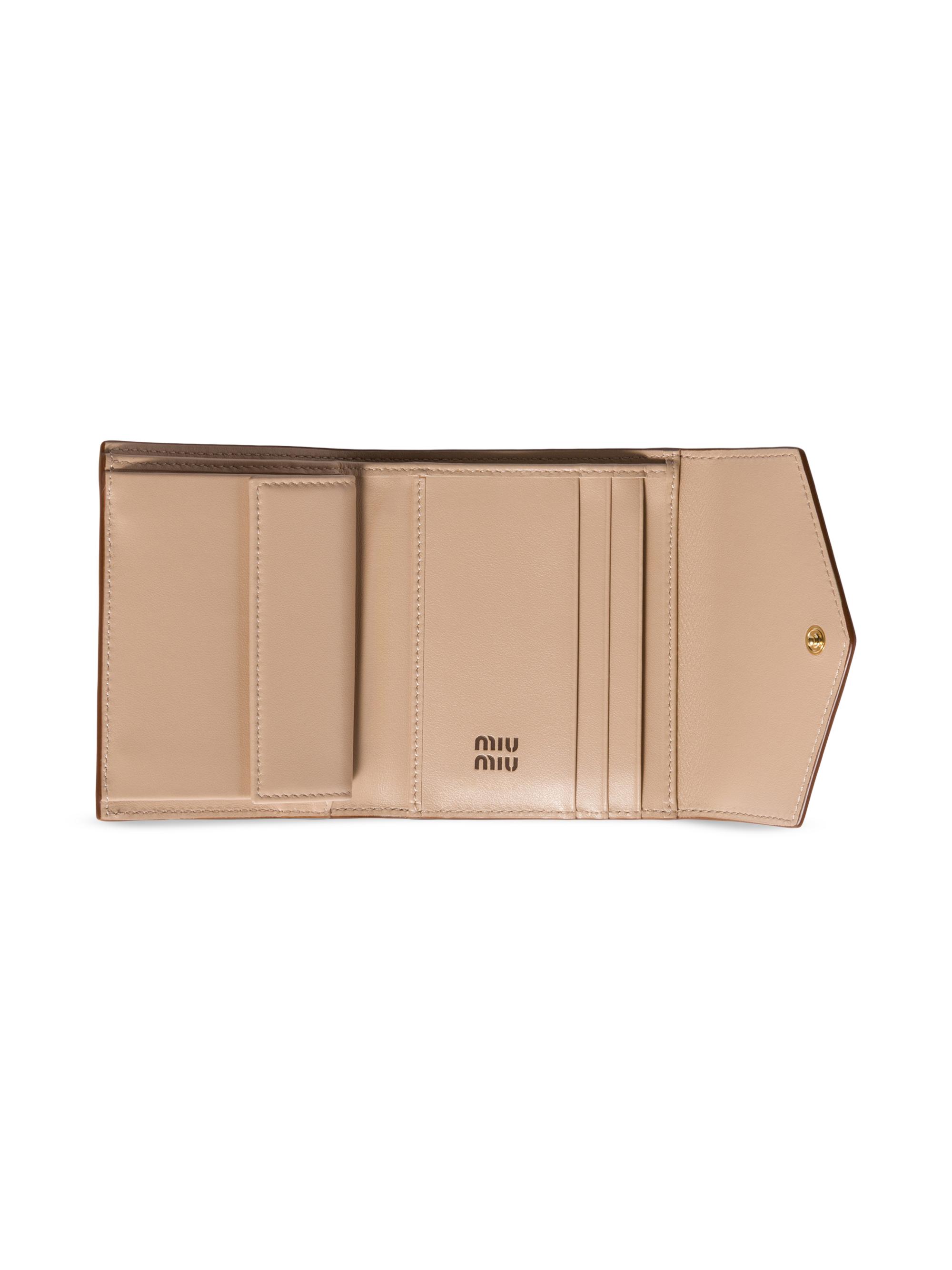 Miu Miu Small Leather Wallet | Saks Fifth Avenue