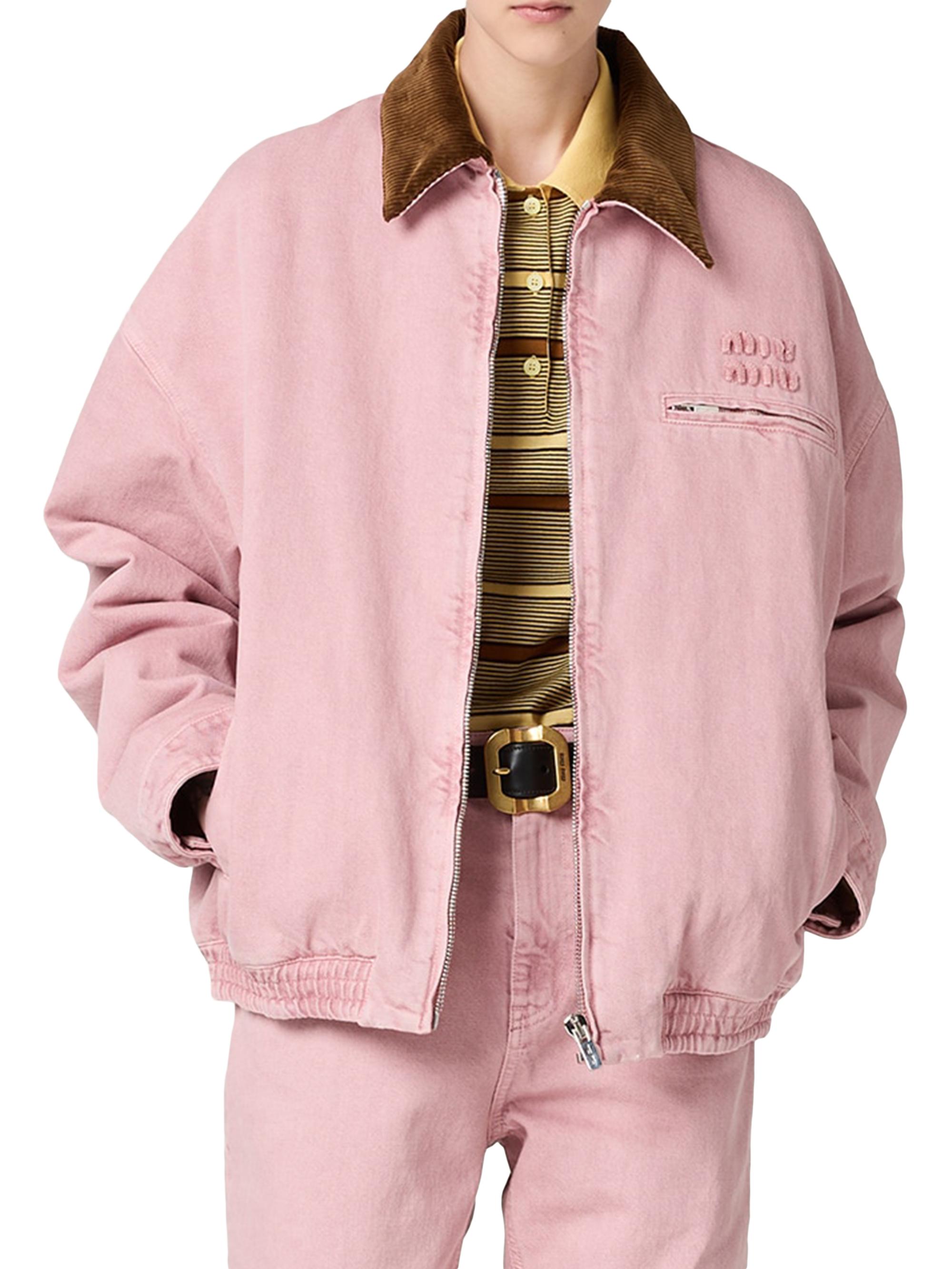 Miu Miu Padded Denim Blouson Jacket | Saks Fifth Avenue