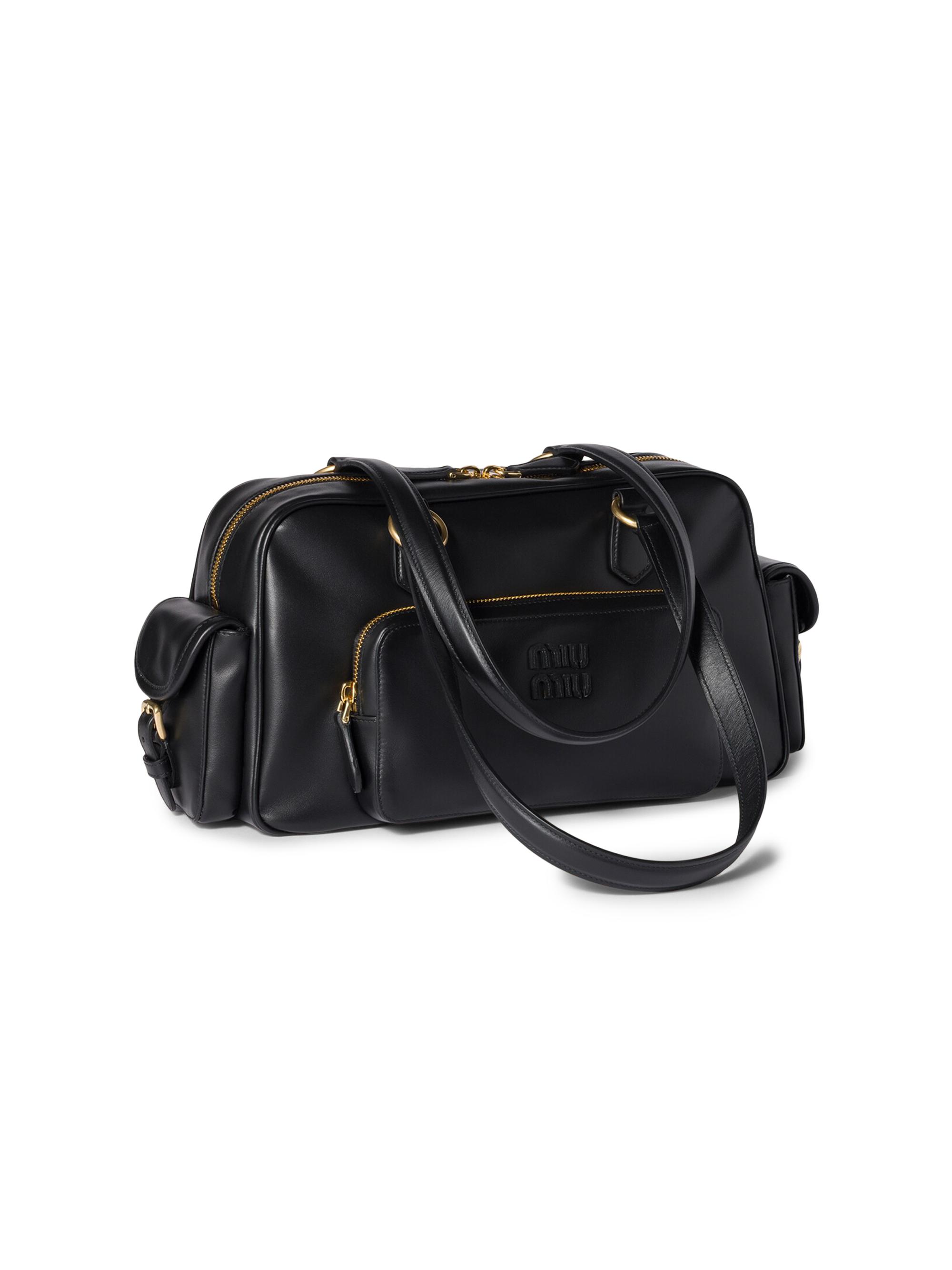 Miu Miu Pocket Nappa Leather Shoulder Bag | Saks Fifth Avenue