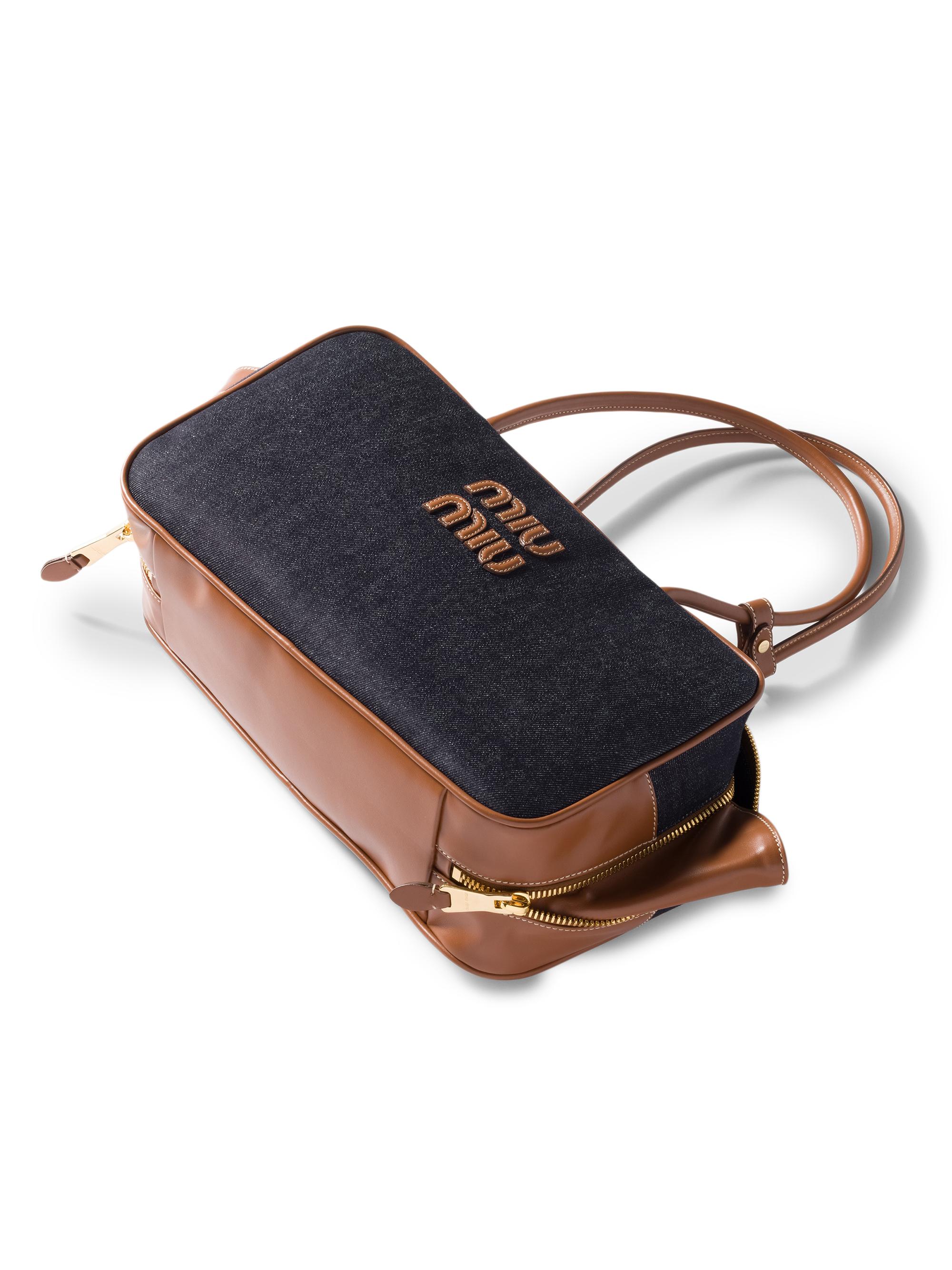Miu Miu Beau Denim Top Handle Bag | Saks Fifth Avenue