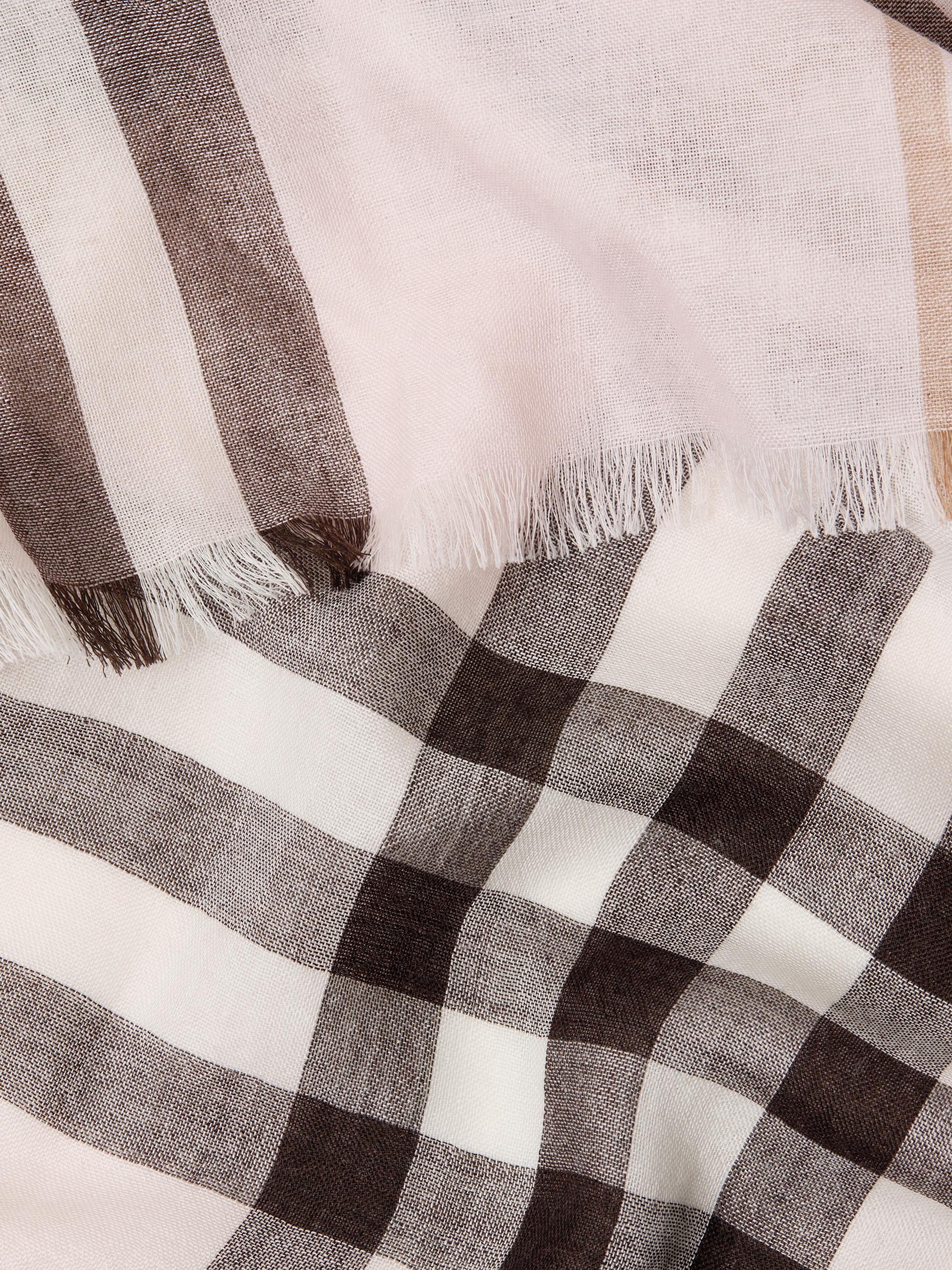 Burberry Reversible Check Wool-Silk Scarf | Saks Fifth Avenue