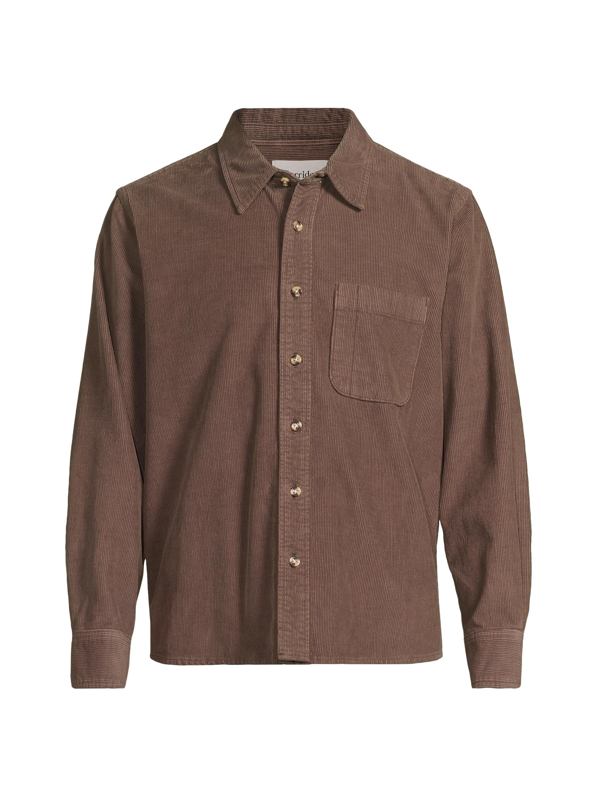 Corridor Men's Cotton Corduroy Shirt - Brown
