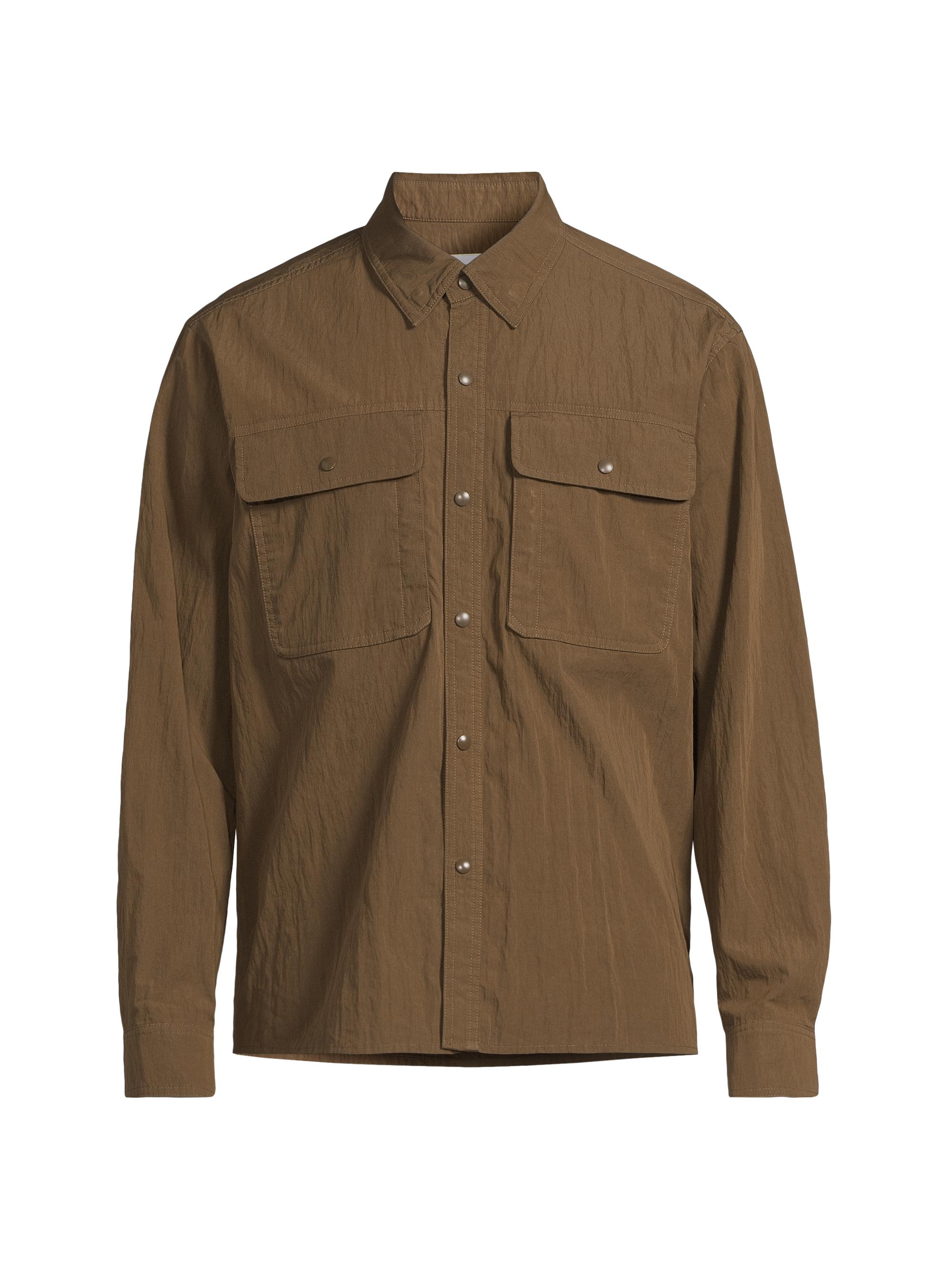 Corridor Men's Cotton-Nylon Shirt - Brown