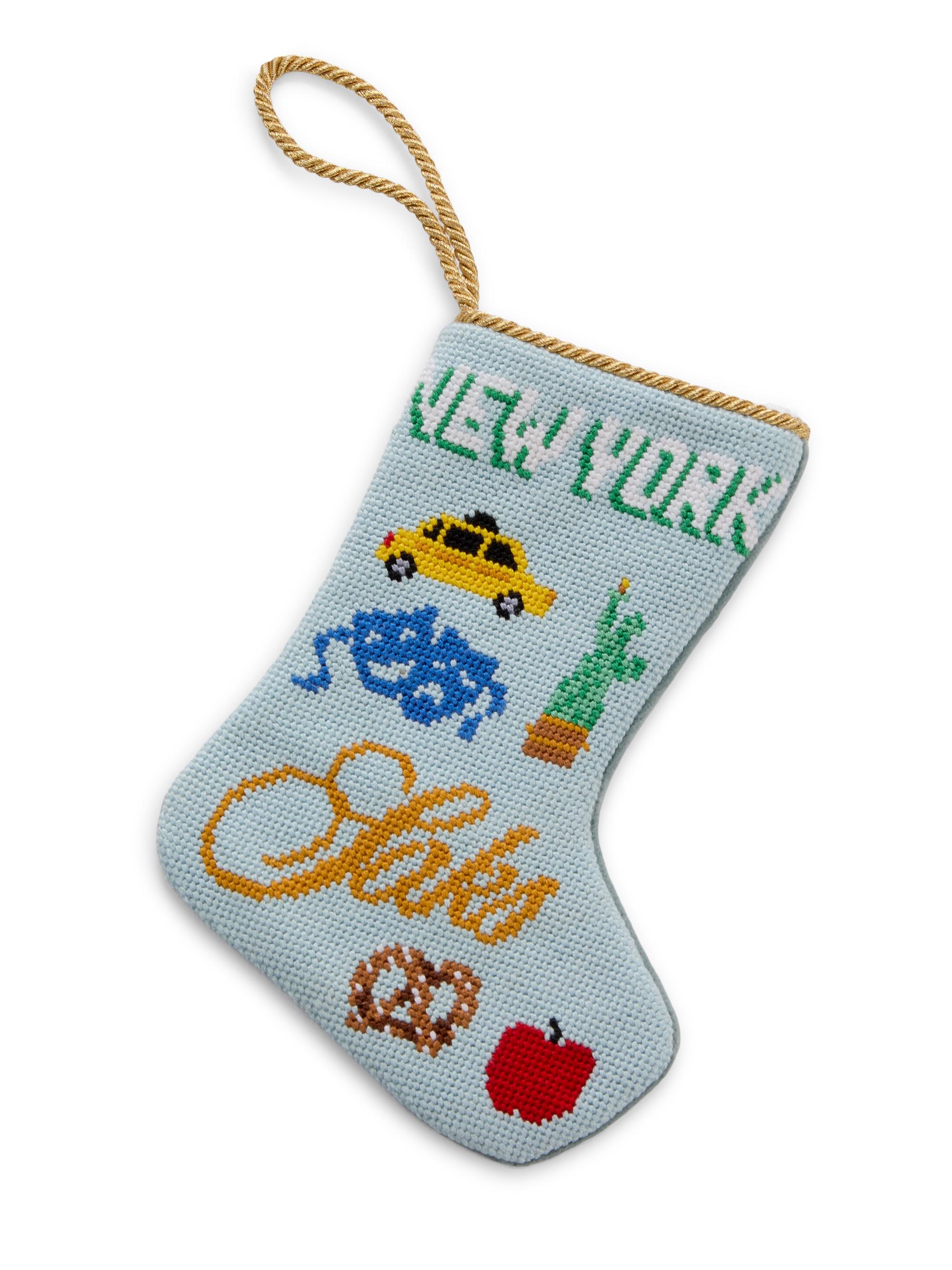 Bauble Stockings x Sainty Nelsen NYC Stocking