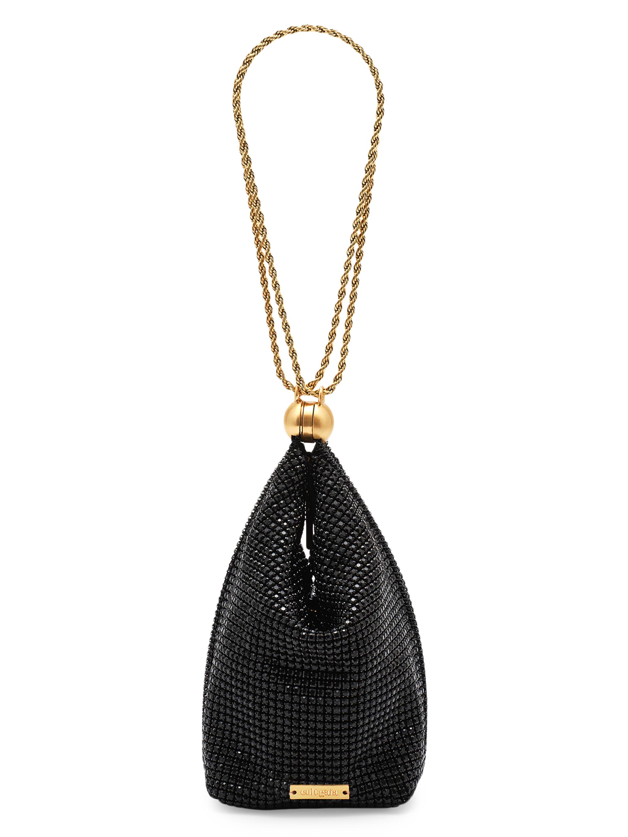 Cult Gaia Women's Rue Rhinestone-Embellished Wristlet - Black