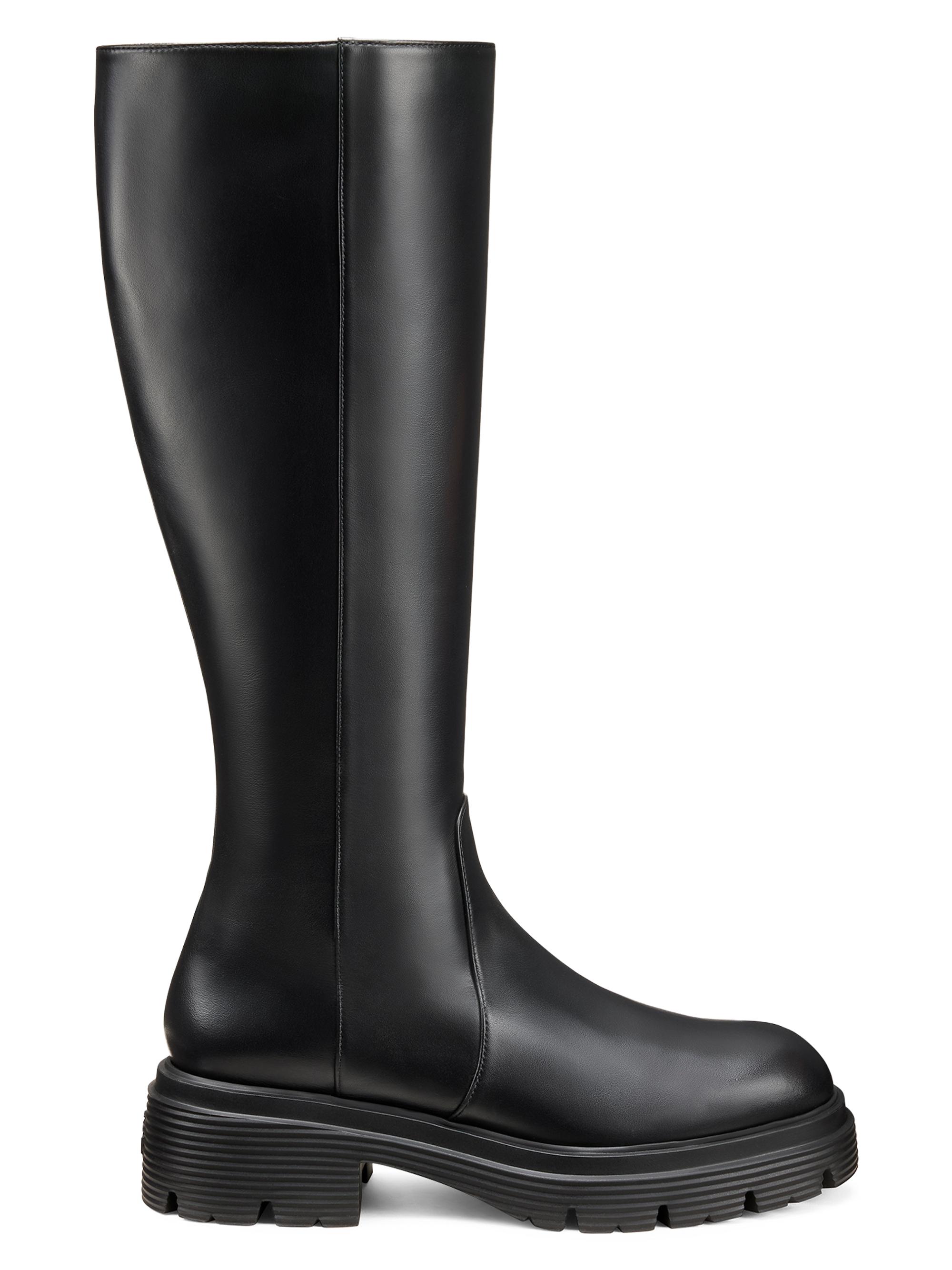 Stuart Weitzman 5050 Stretch-Leather Knee-High Boots | Saks Fifth