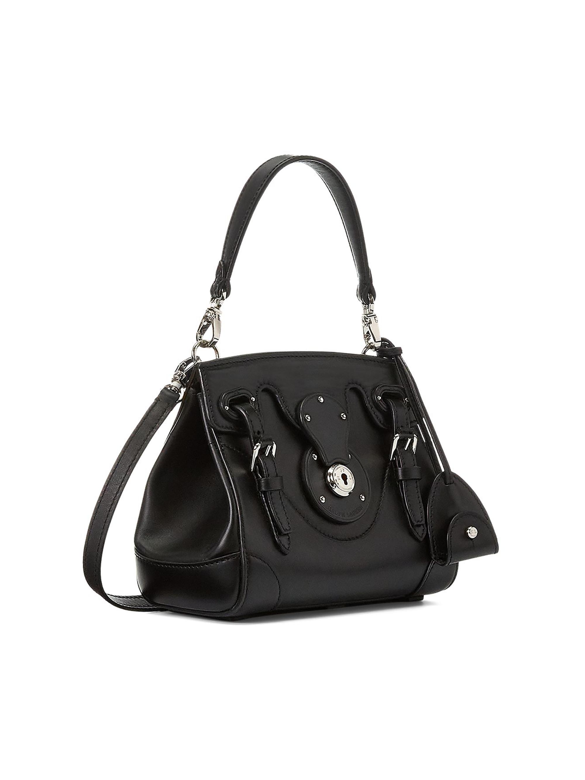 Ralph Lauren Collection Small Ricky 18 Leather Satchel Bag | Saks