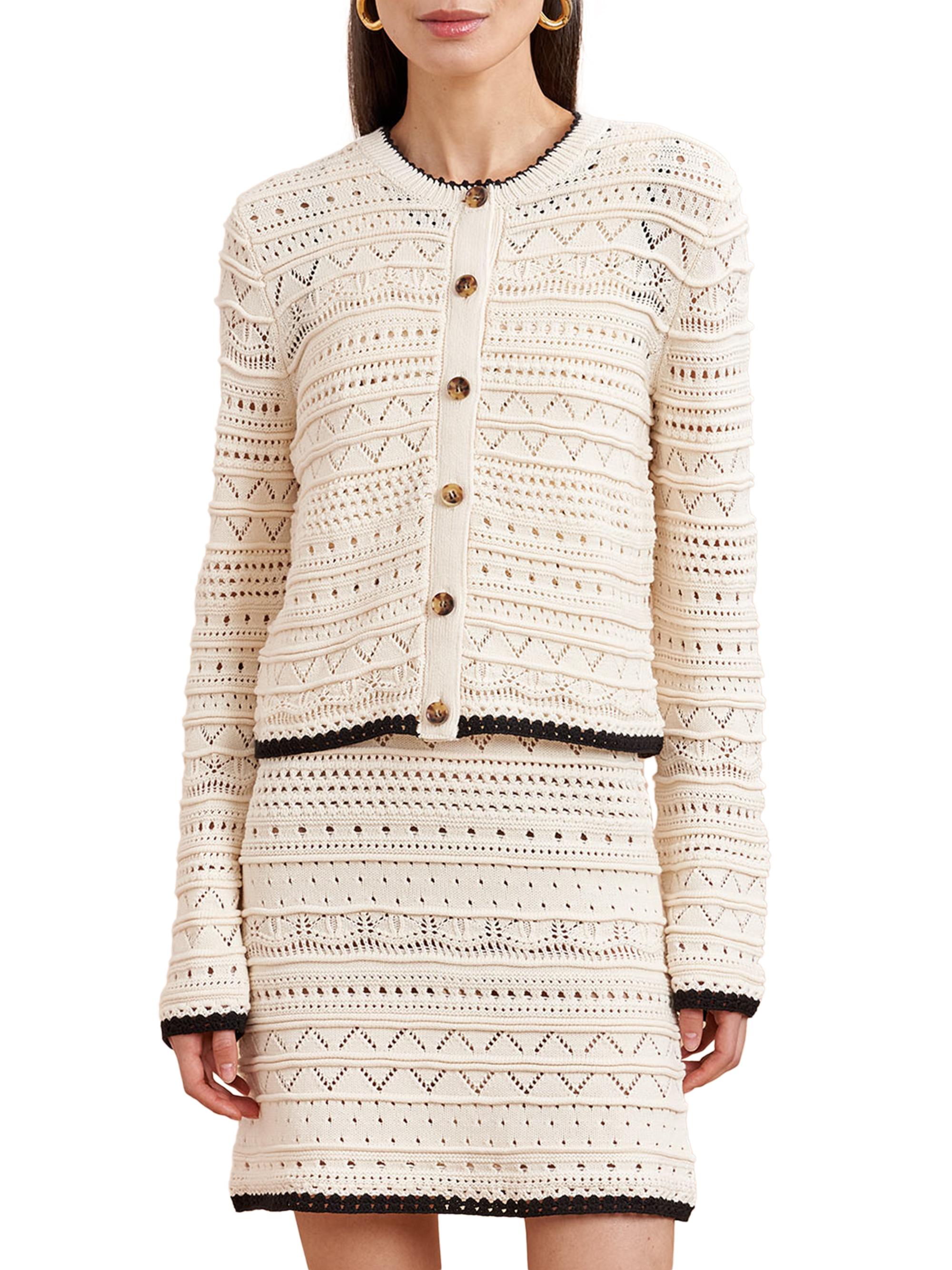 La Ligne Women's Mallory Cardigan - Cream