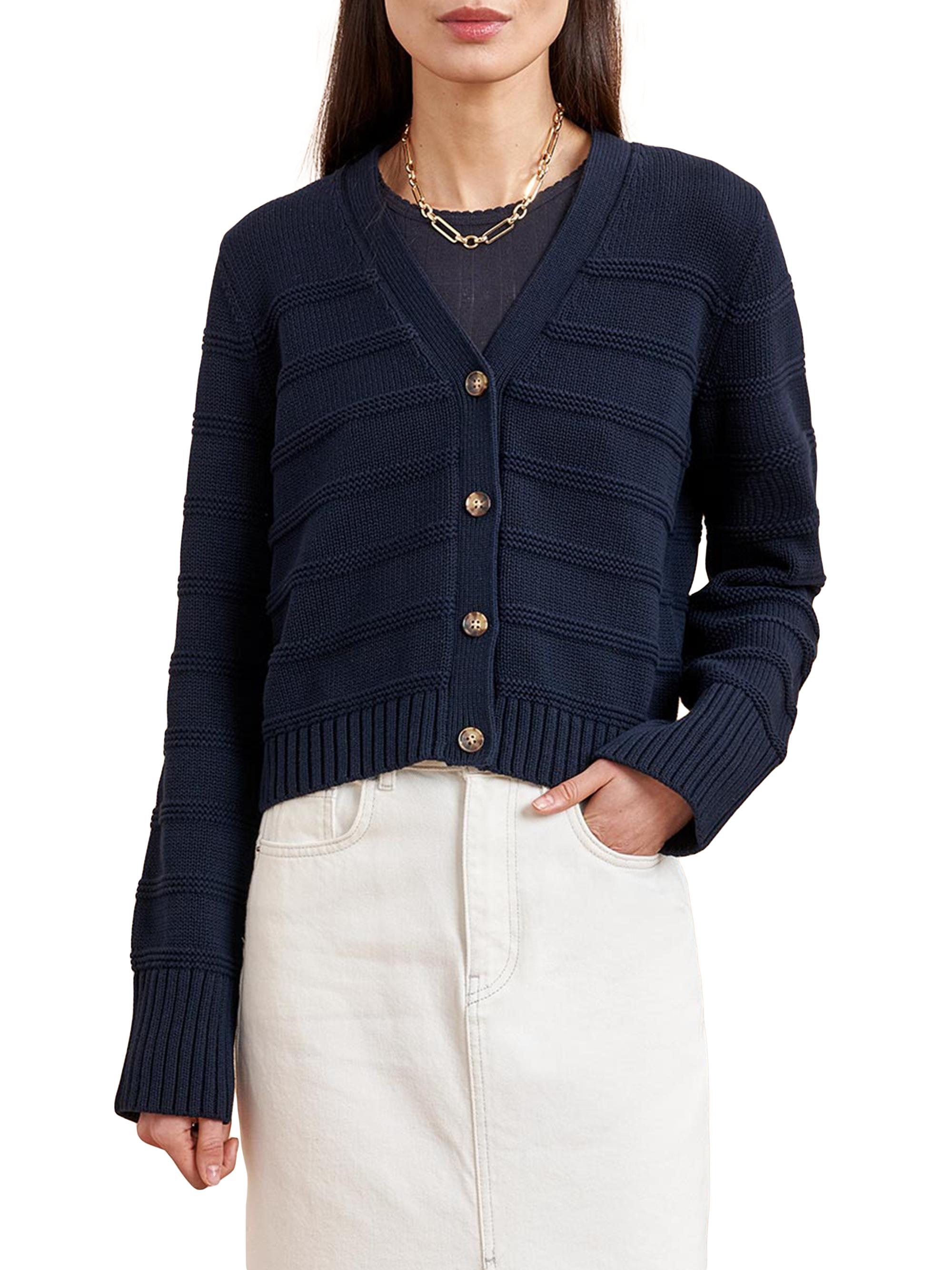 La Ligne Women's Jill Cardigan - Navy