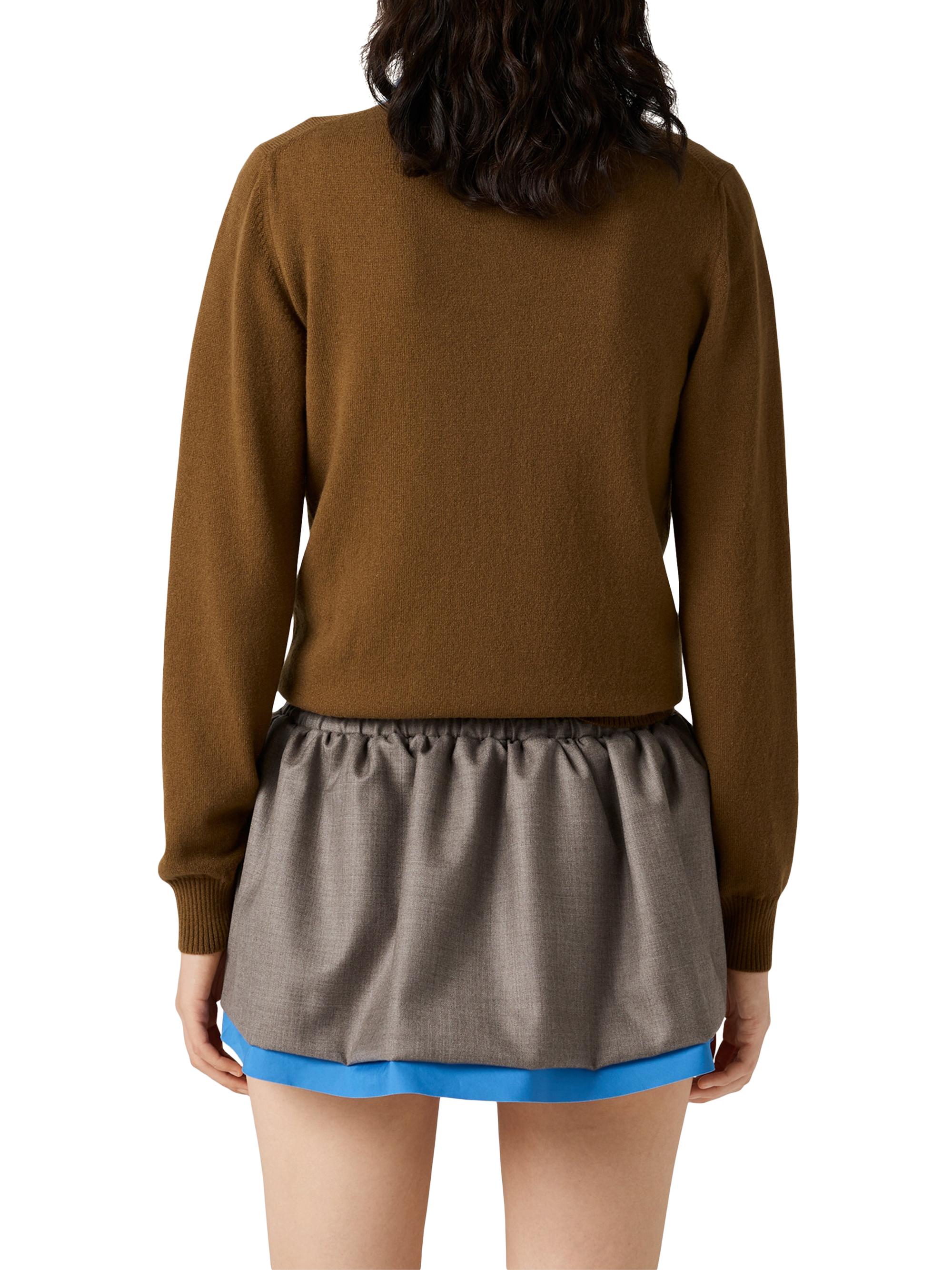 Miu Miu Cashmere Cardigan with Collar | Saks Fifth Avenue