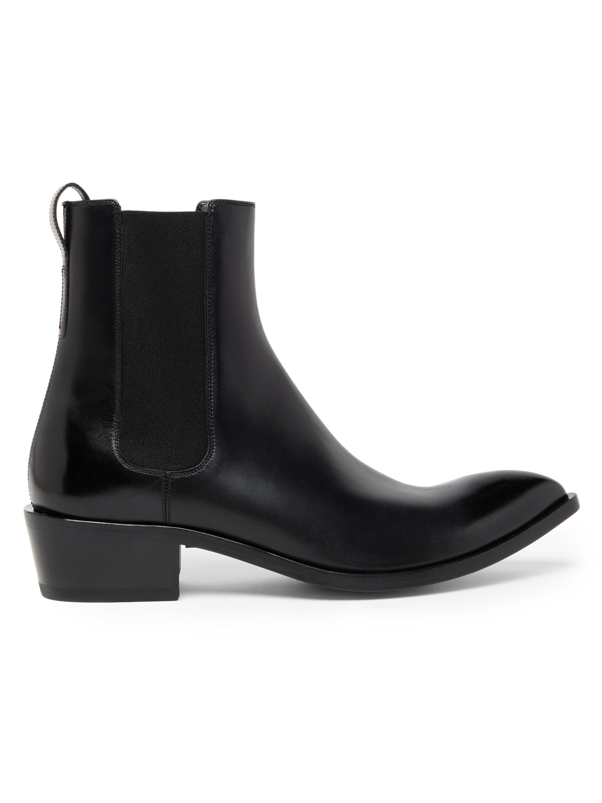 Martine Rose Leather Cowboy Boots | Saks Fifth Avenue