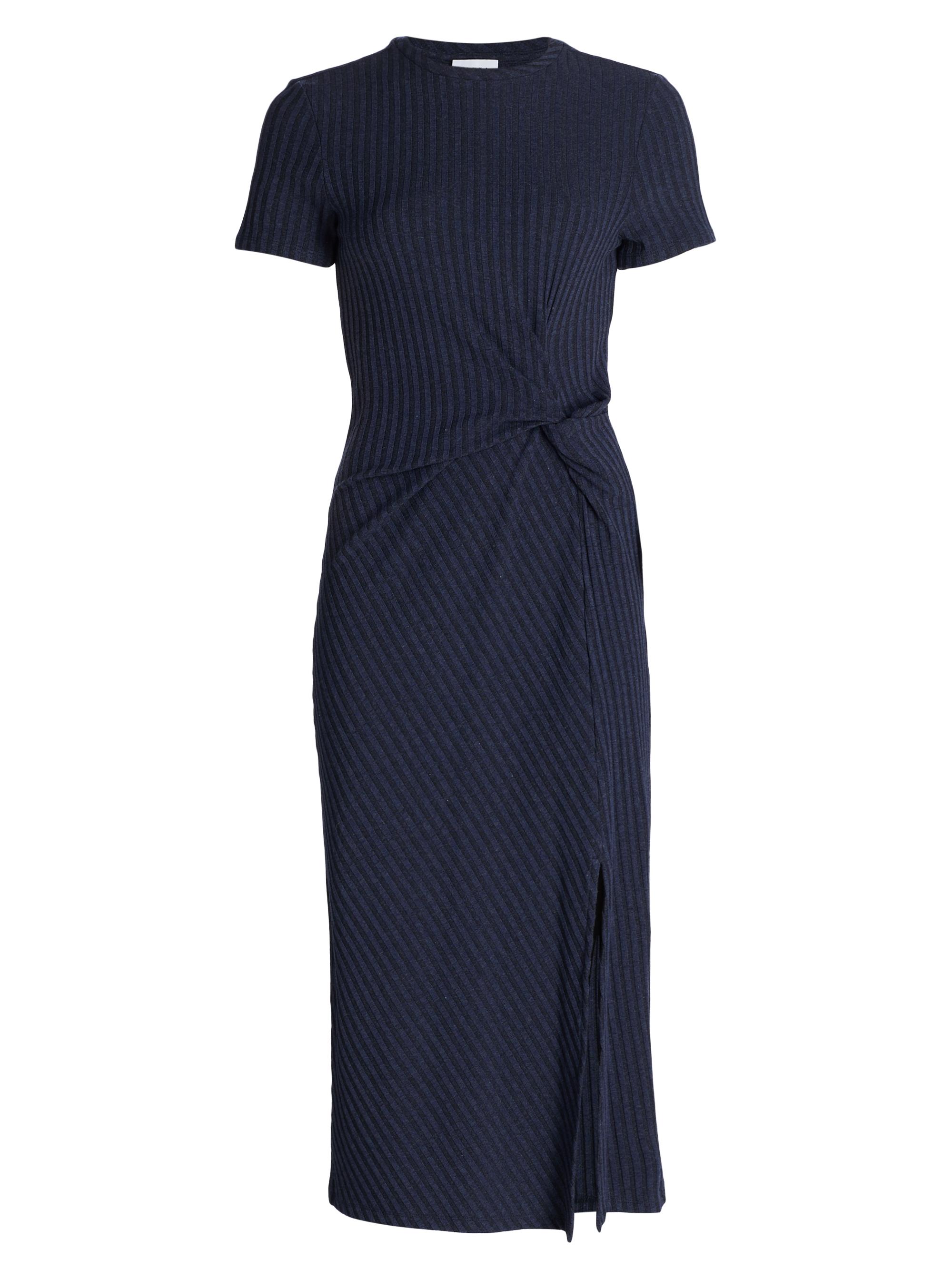 Tanya Taylor Women's Flint Ribbed Midi-Dress - Maritime Blue