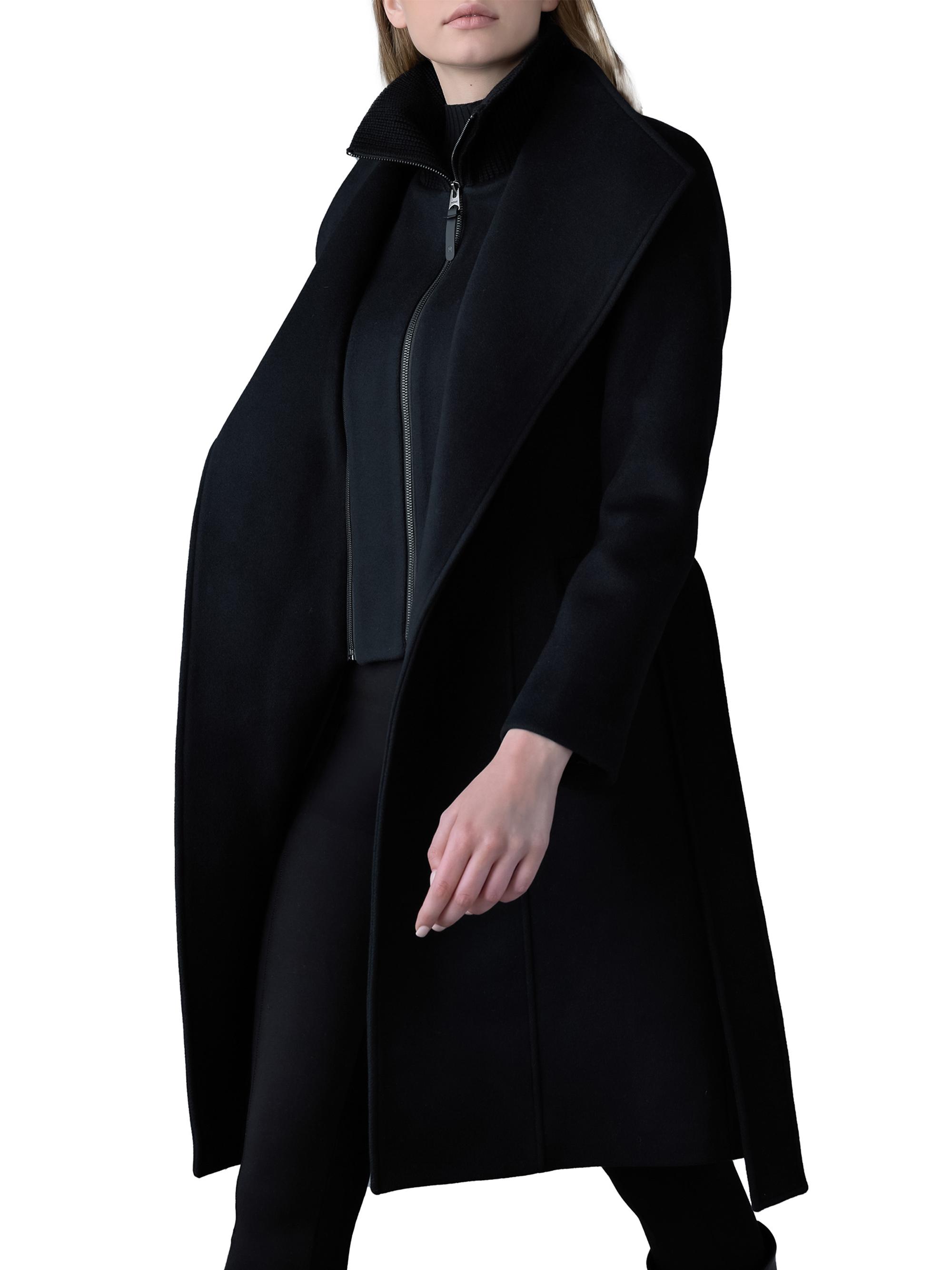 Mackage Norita Belted Wool Coat | Saks Fifth Avenue