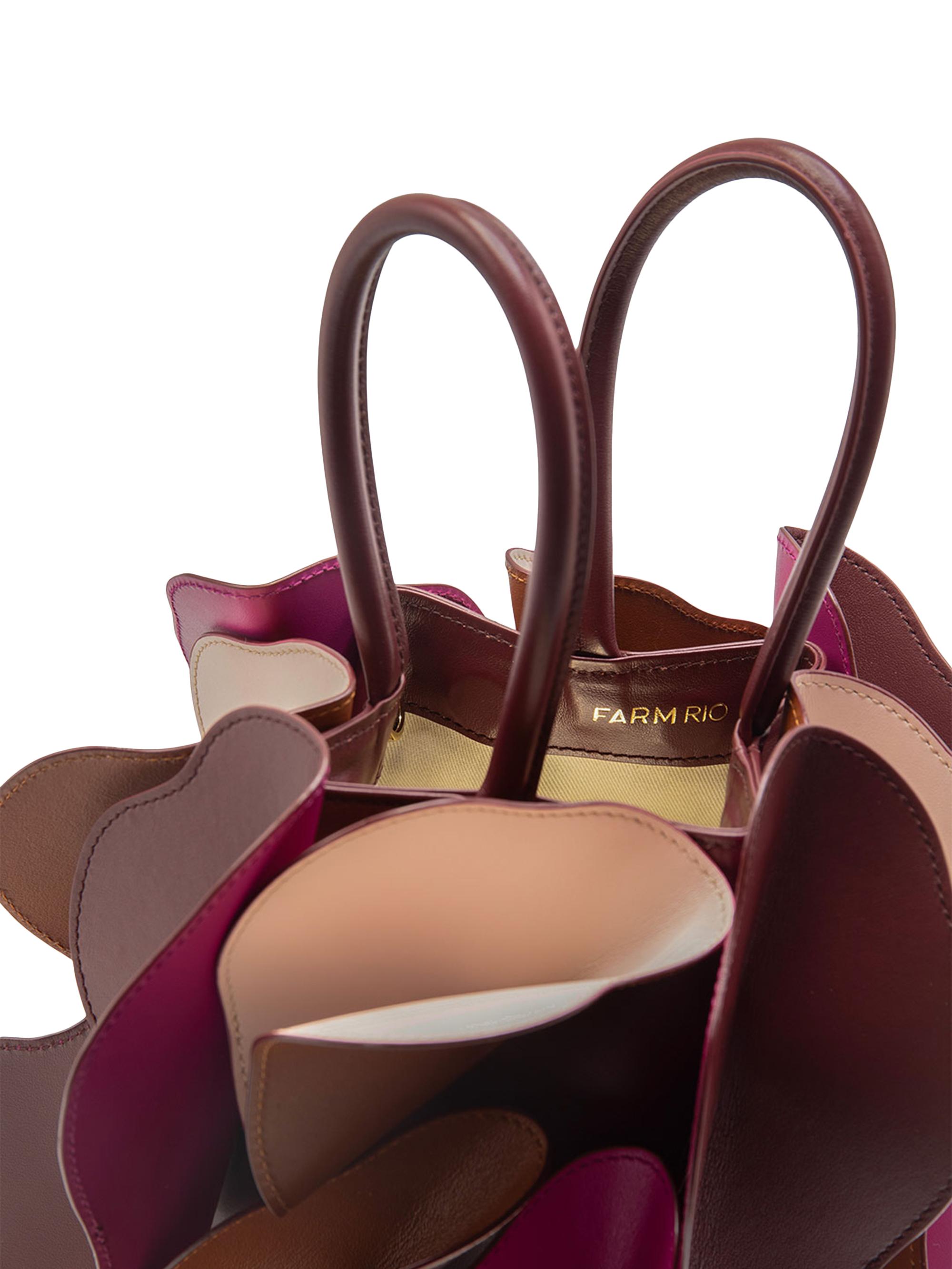 Farm Rio Flower Leather Bag | Saks Fifth Avenue