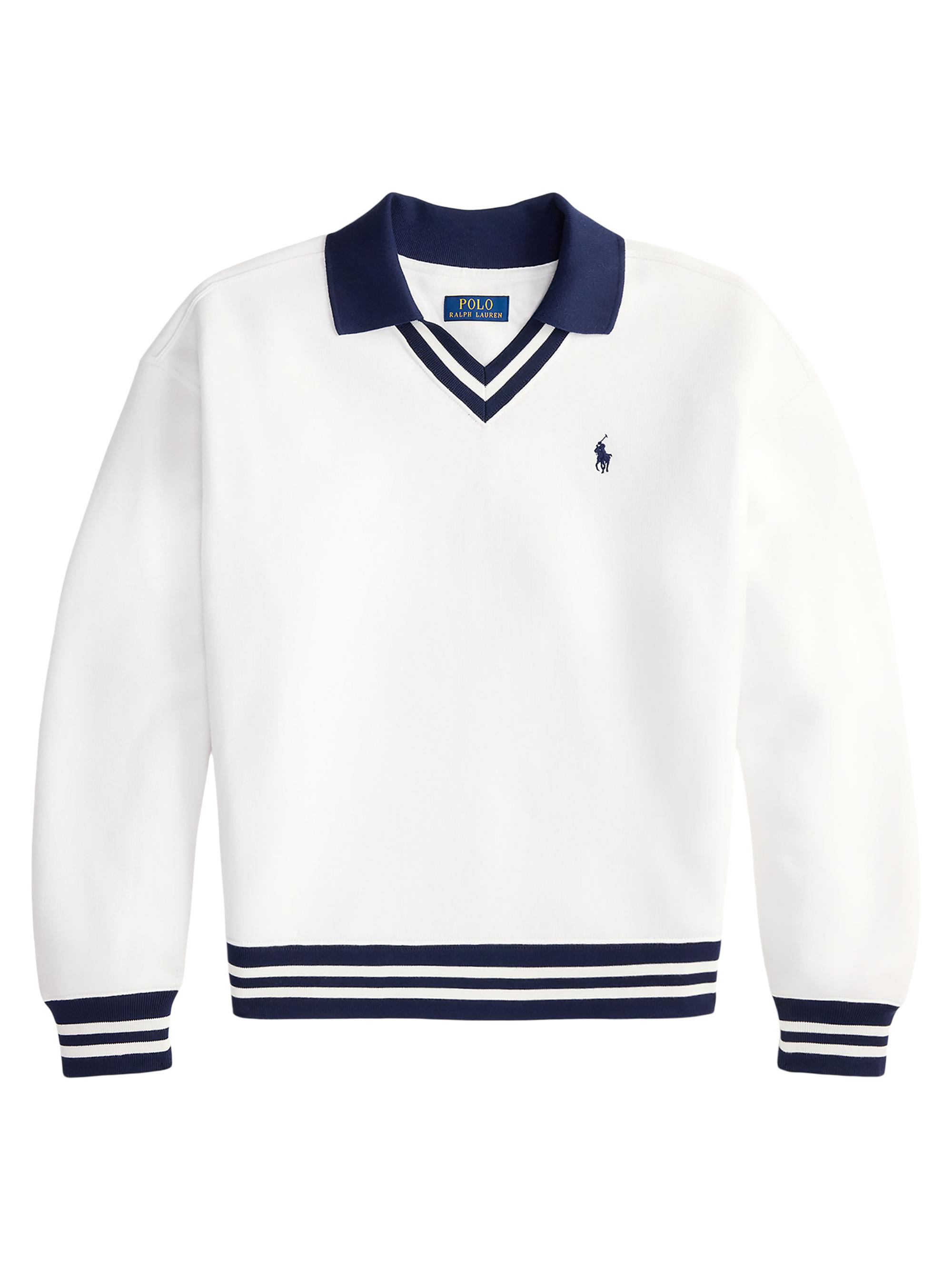 Polo Ralph Lauren US Open Fleece Tipped Polo | Saks Fifth Avenue