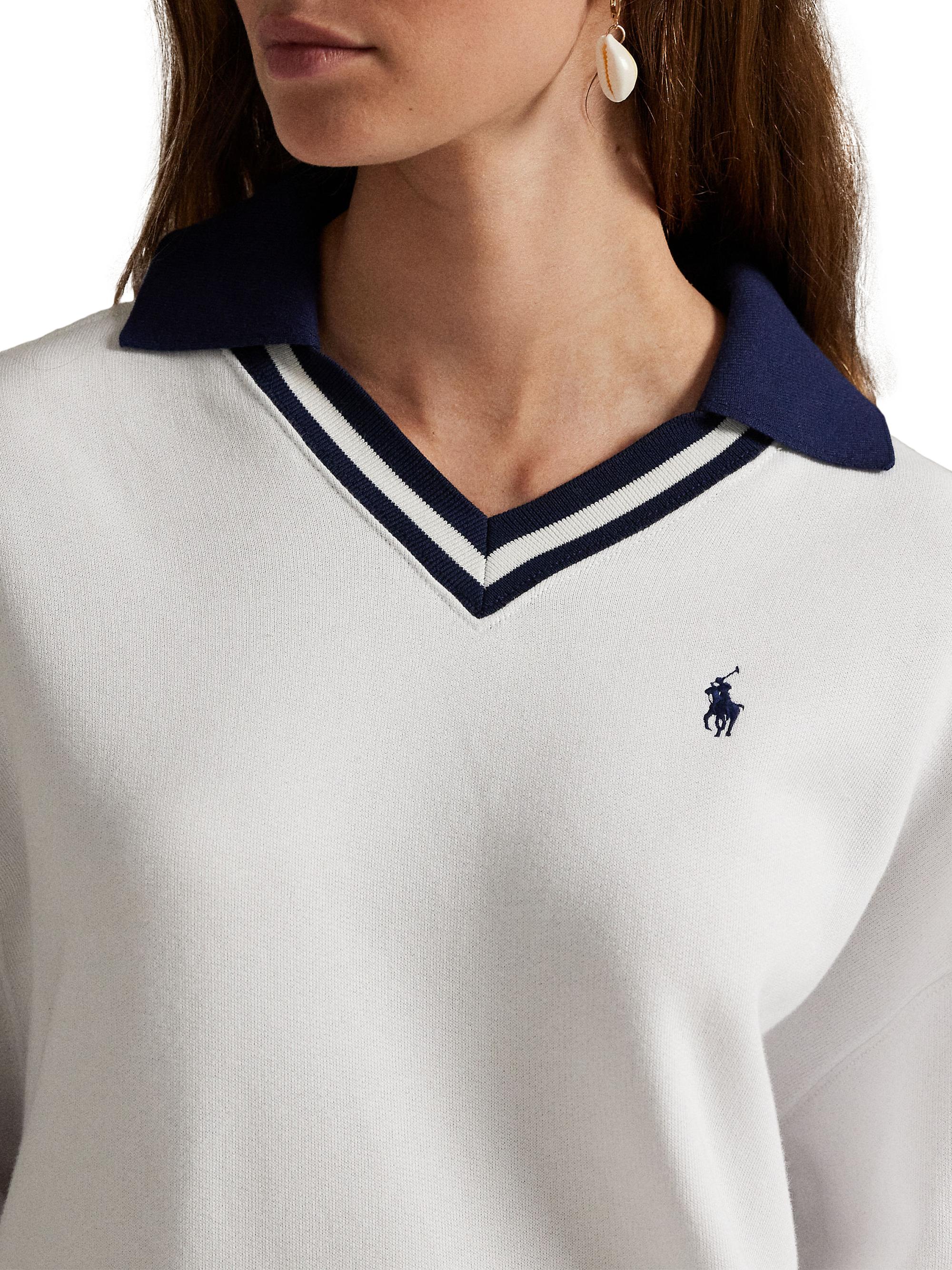 ポロラルフローレン　US オープン フリース クリケット ポロ Polo Ralph Lauren US Open Fleece Tipped Polo | Saks Fifth Avenue