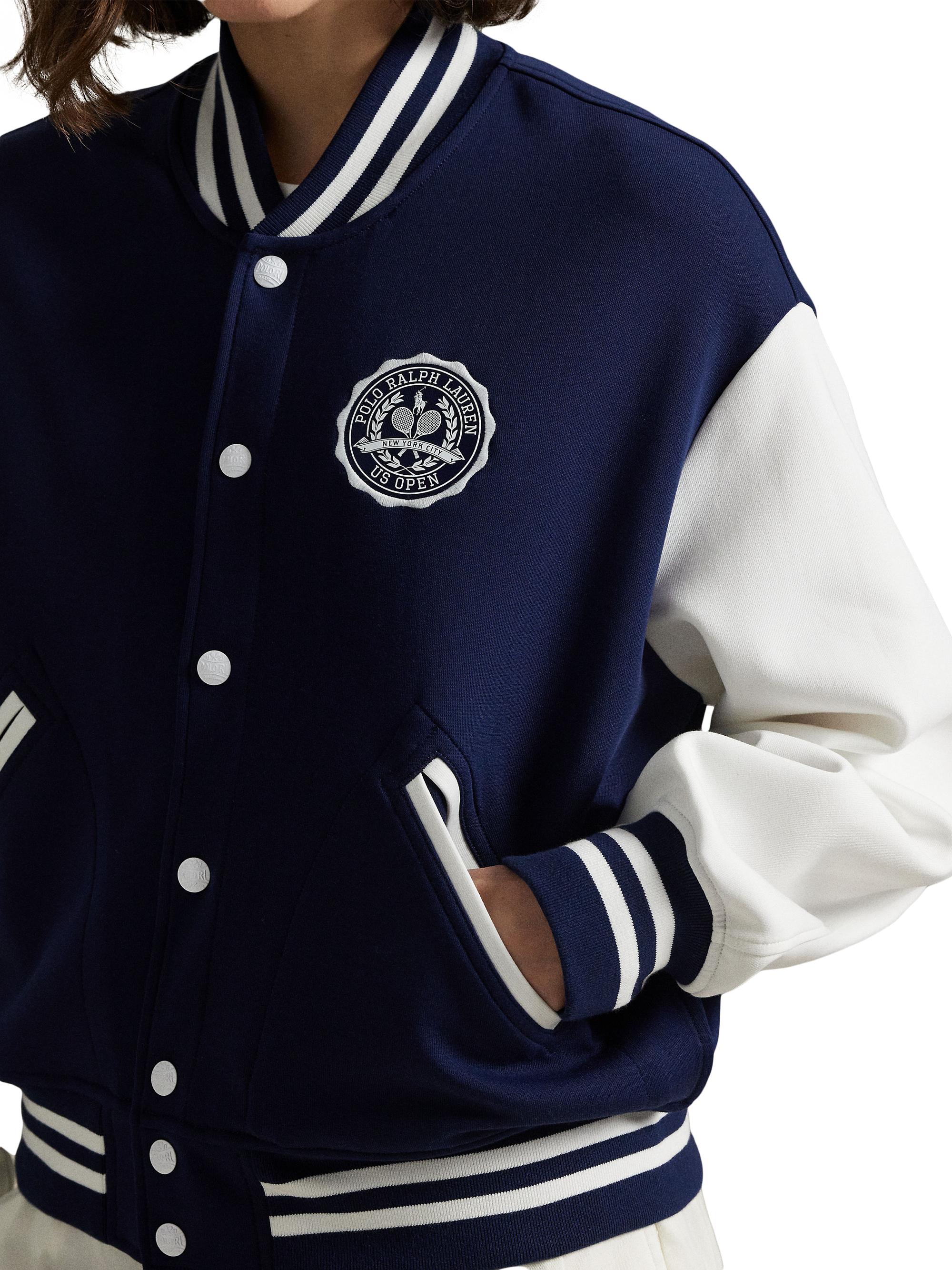 Polo Ralph Lauren US Open Jacquard Baseball Jacket | Saks Fifth Avenue