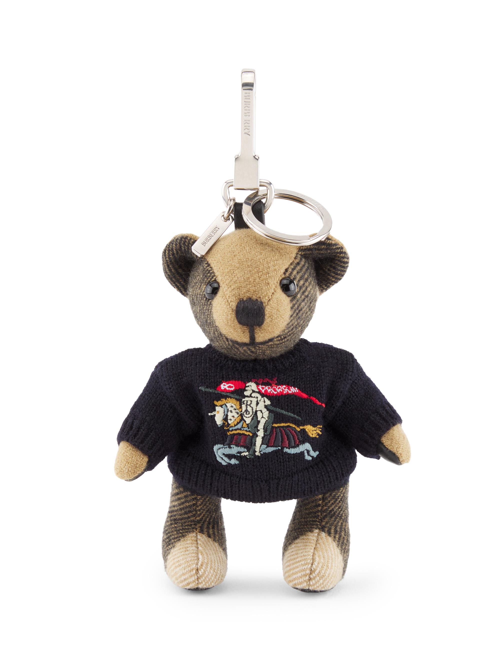 Burberry Men's Thomas Bear Bag Charm - British Blue