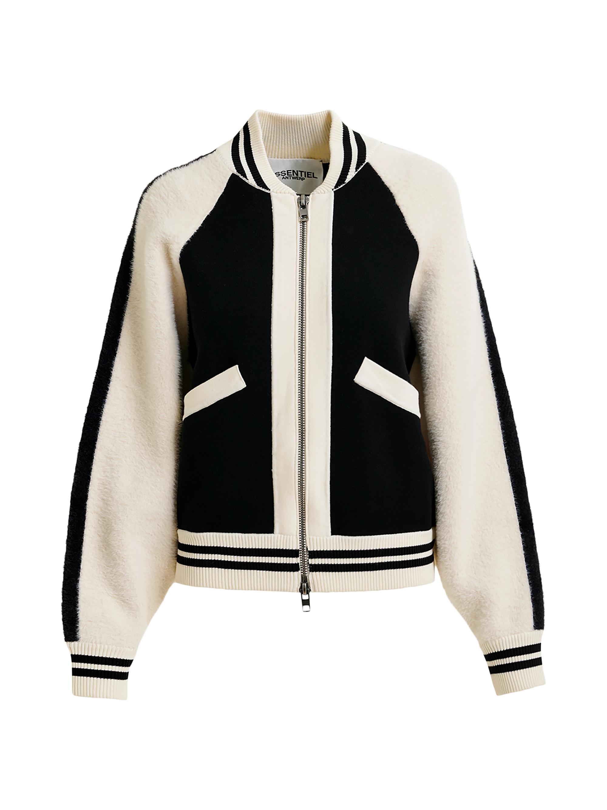 【新品】ESSENTIEL ANTWERP ボンバージャケット 0400024517719_BLACKWHITE?wid=