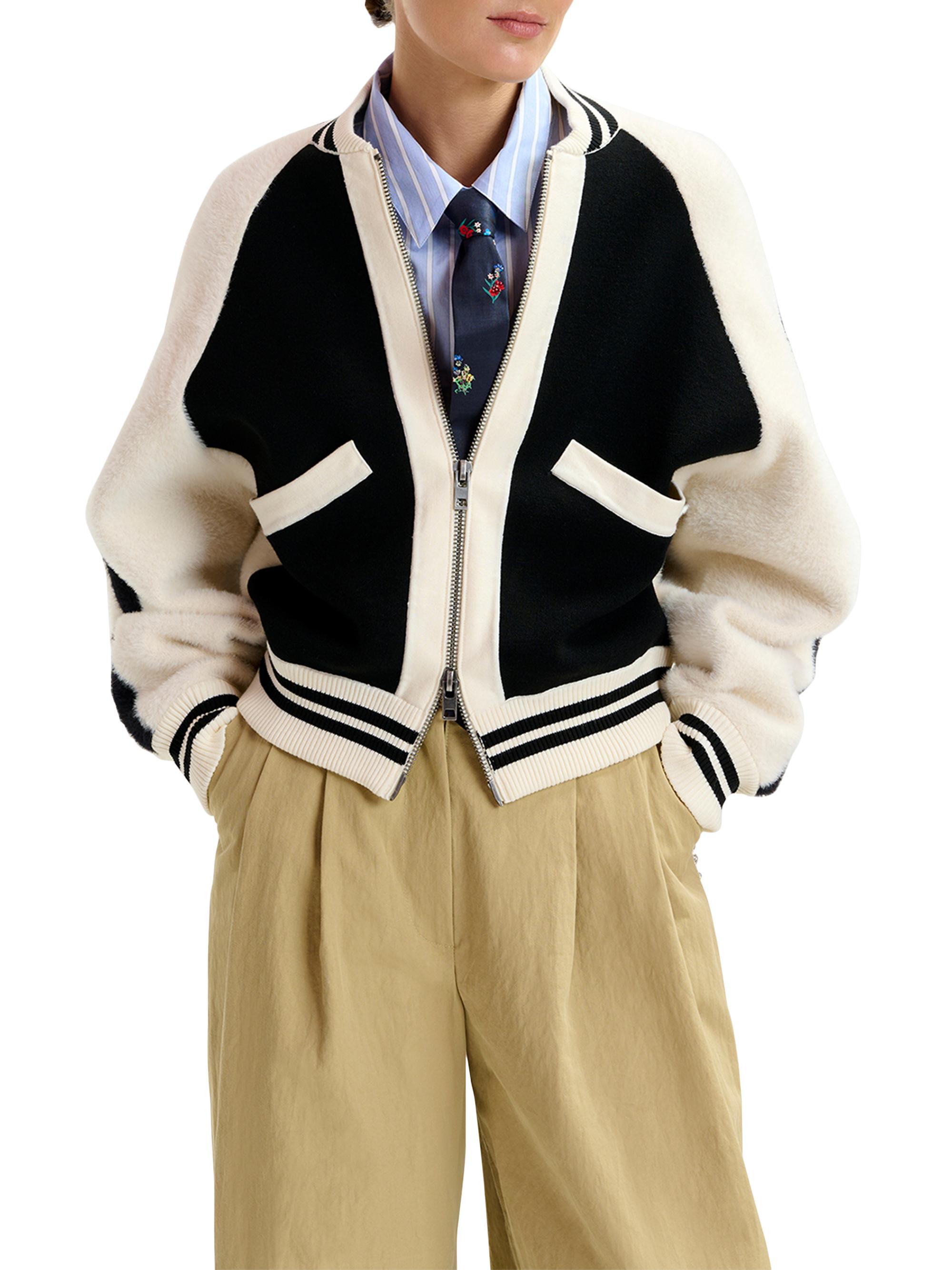 Essentiel Antwerp Idol Colorblocked Bomber Jacket | Saks Fifth Avenue