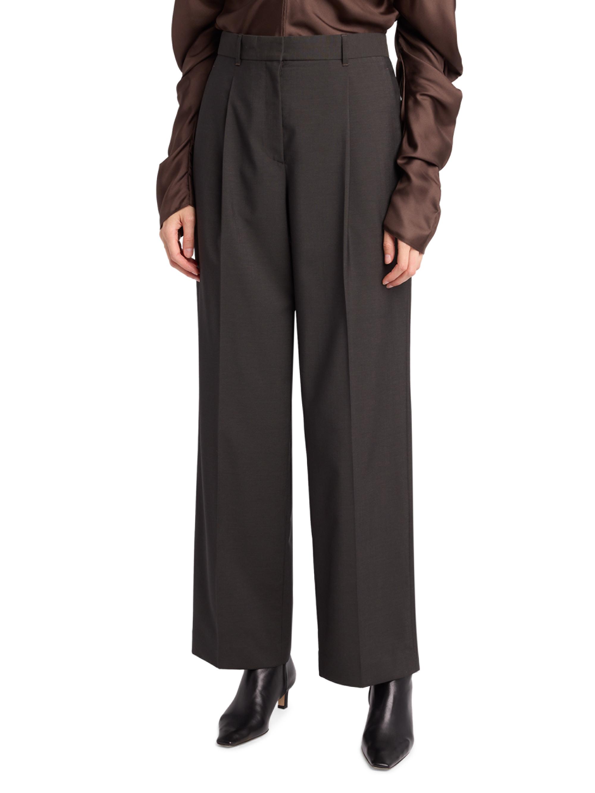 The Row Mikkela Virgin Wool-Mohair Pants | Saks Fifth Avenue