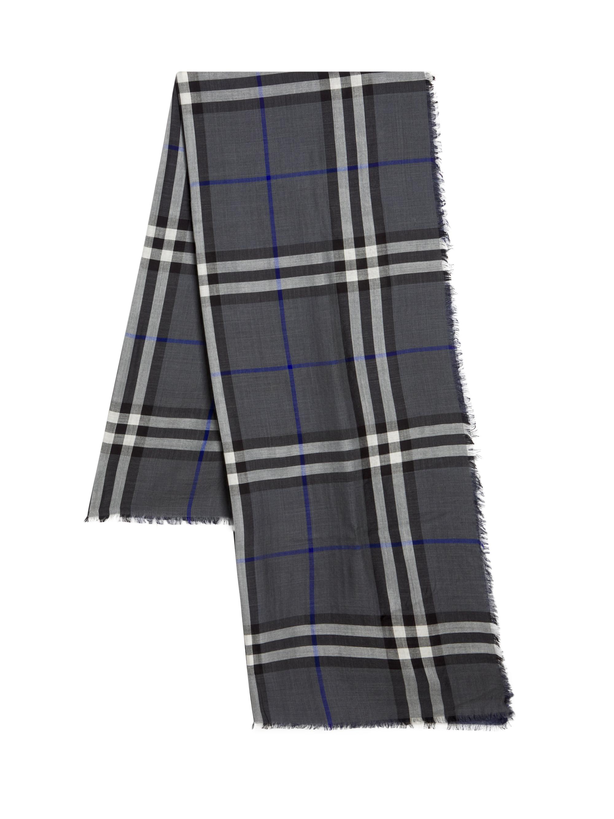 BURBERRYチェック Wide Check Cashmere Scarf in Black/calico | Burberry® Official