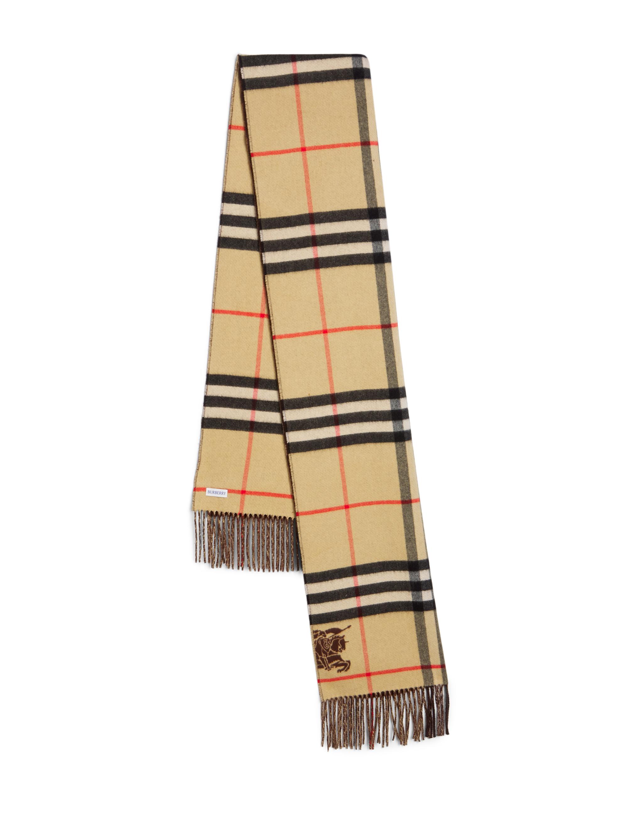 Burberry Check Cashmere Scarf | Saks Fifth Avenue