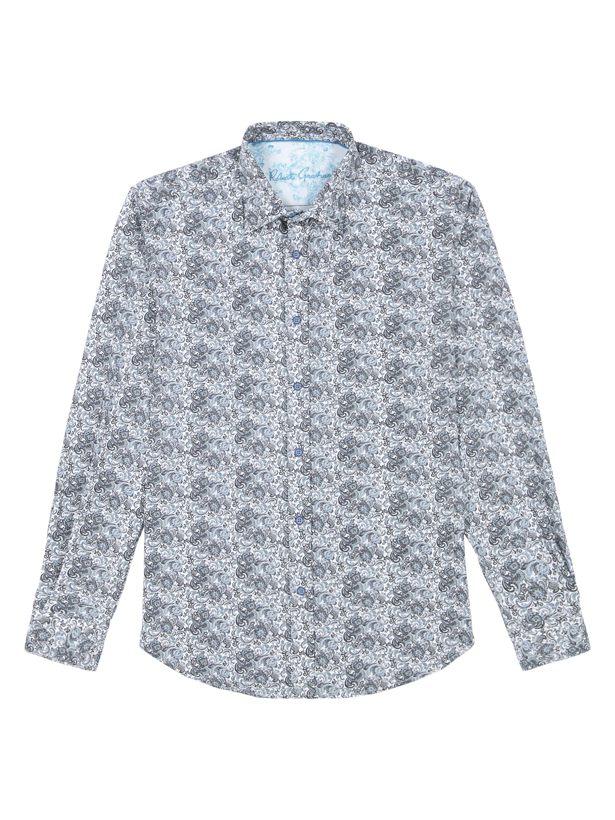 Robert Graham Men's Fitzgerald Paisley Stretch-Cotton Shirt