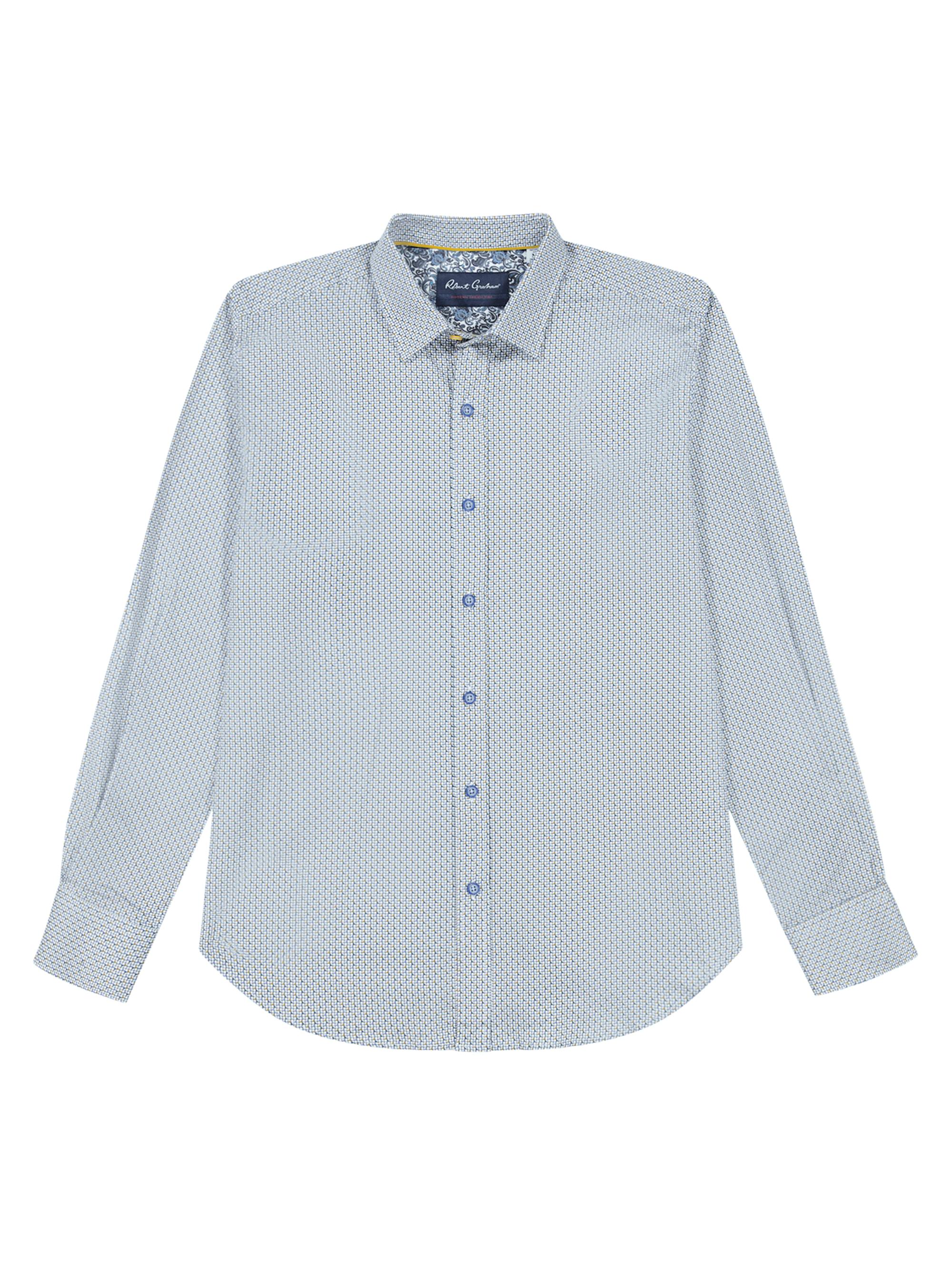 Robert Graham Men's Caveda Abstract Stretch-Cotton Shirt