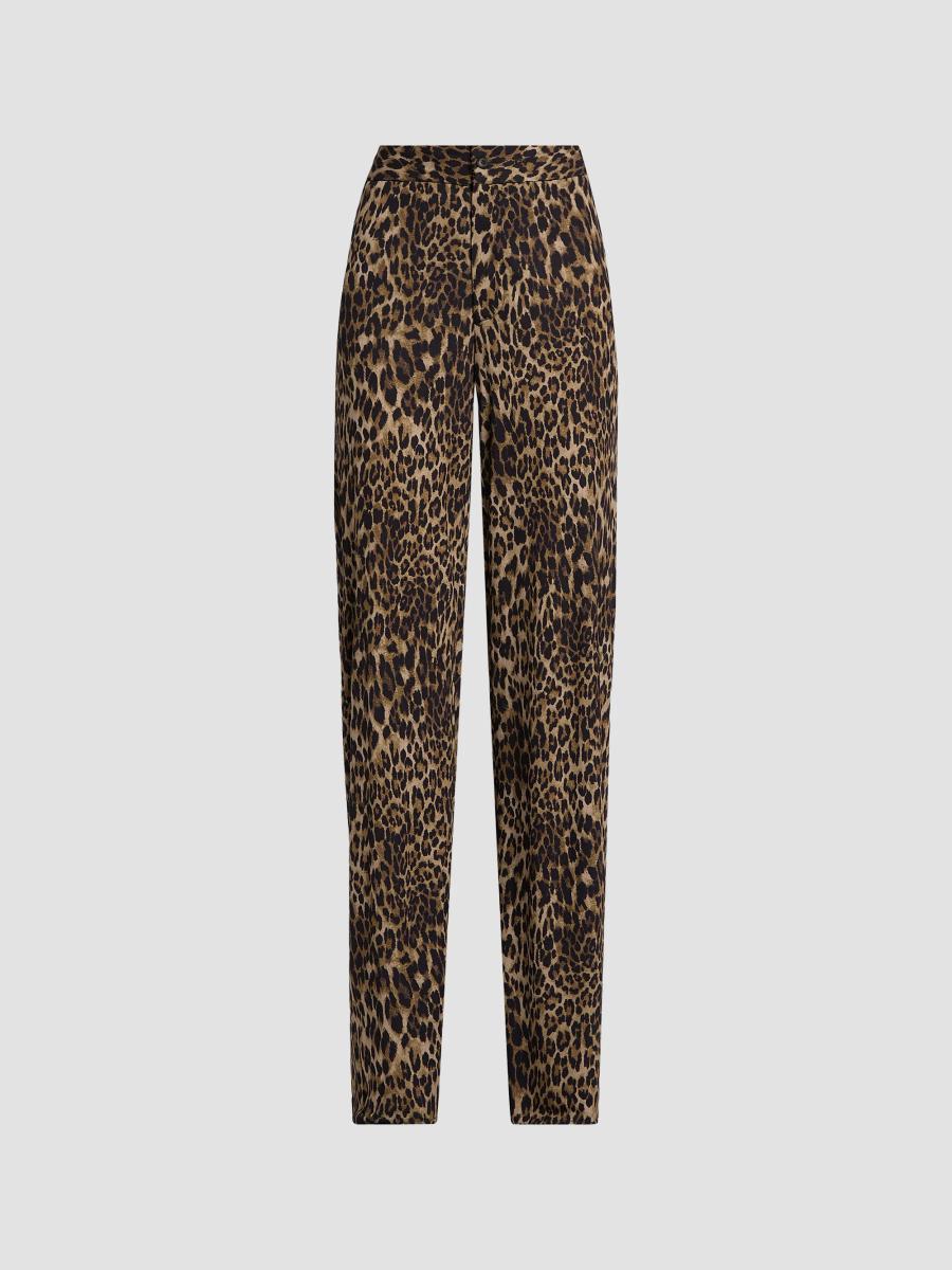 Nili Lotan Kiana Leopard Wide-Leg Pants | Saks Fifth Avenue
