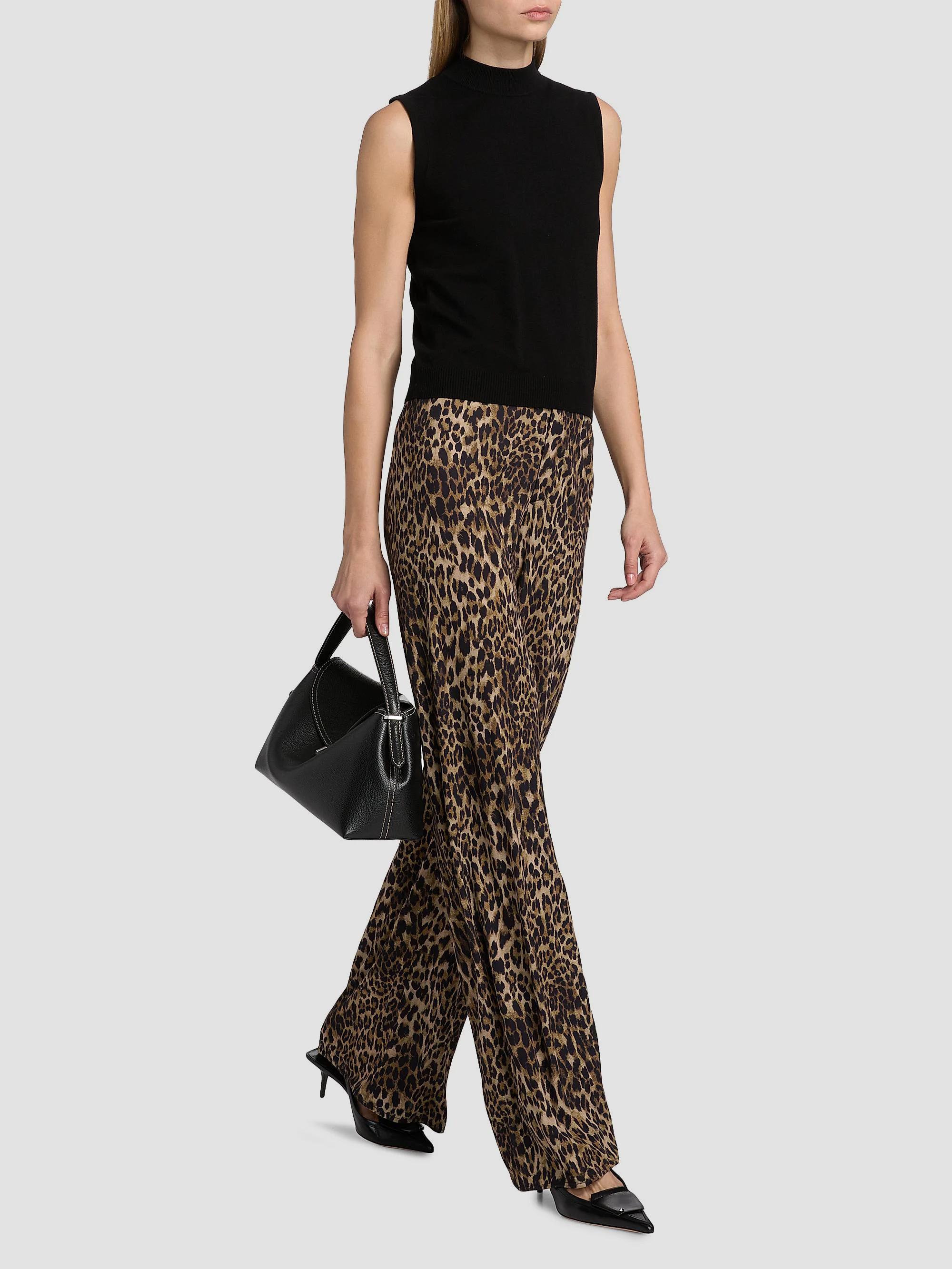 Nili Lotan Kiana Leopard Wide-Leg Pants | Saks Fifth Avenue