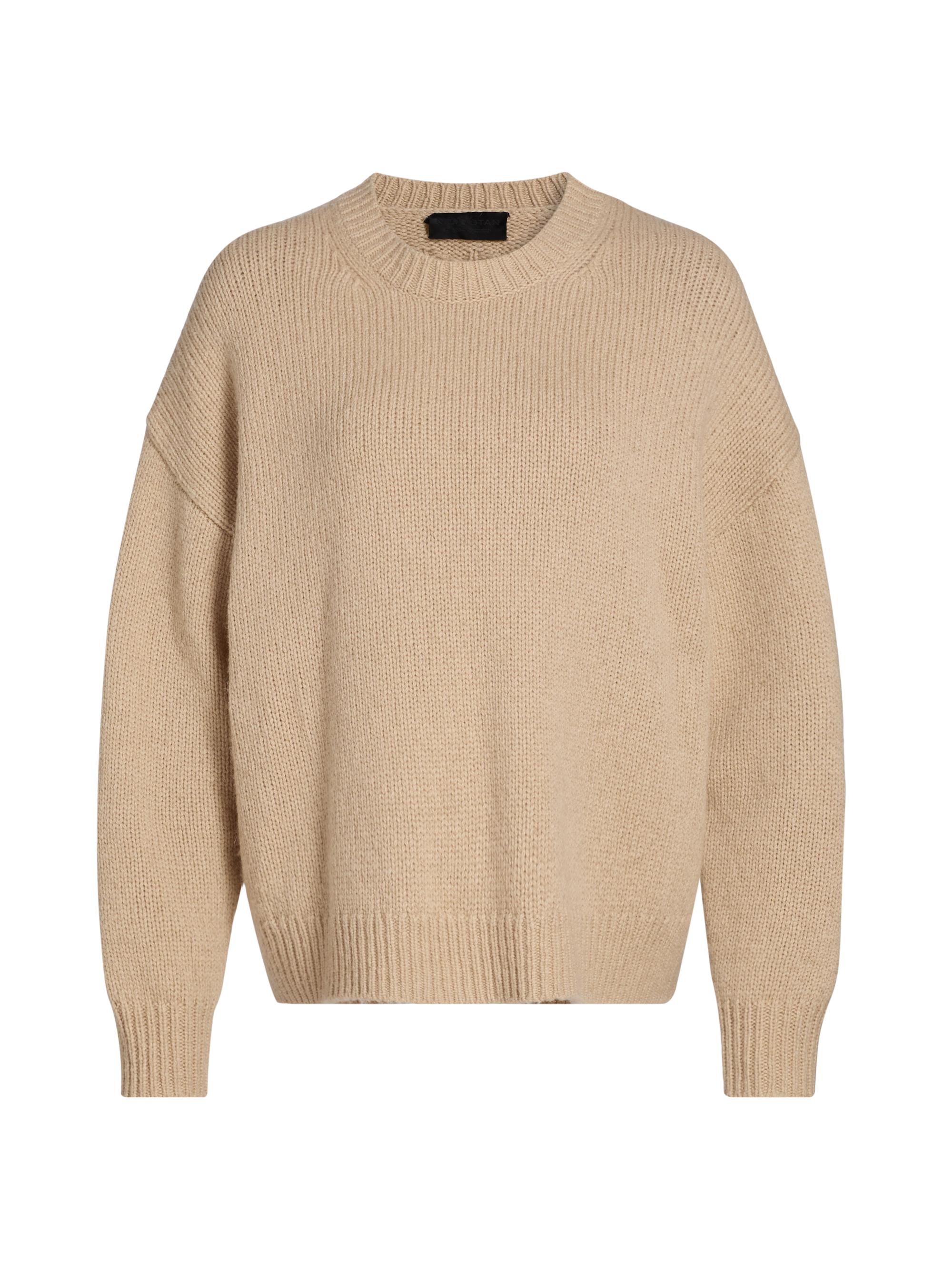 Nili Lotan Chassy Camel Hair Crewneck Sweater | Saks Fifth Avenue
