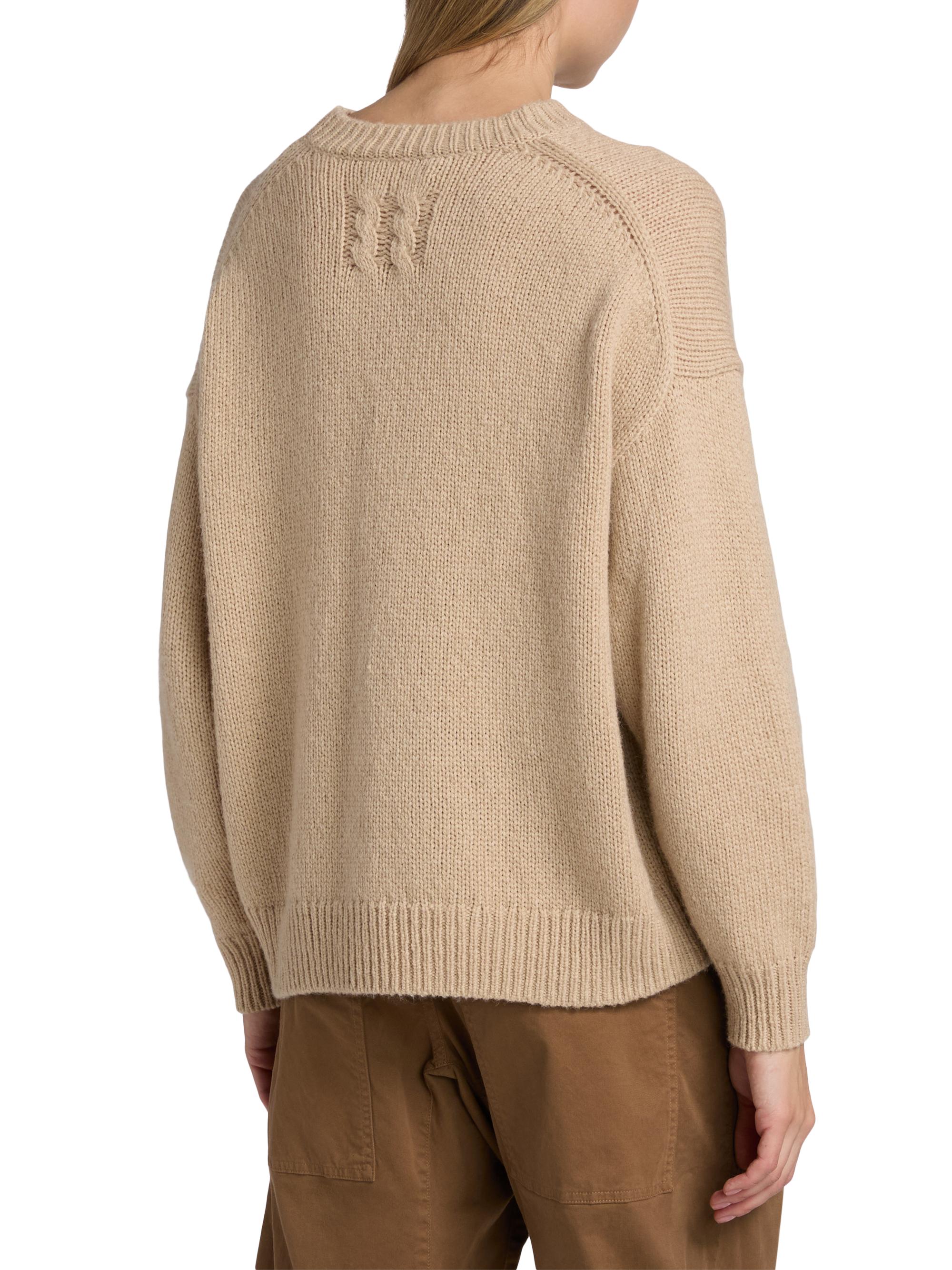 Nili Lotan Chassy Camel Hair Crewneck Sweater | Saks Fifth Avenue