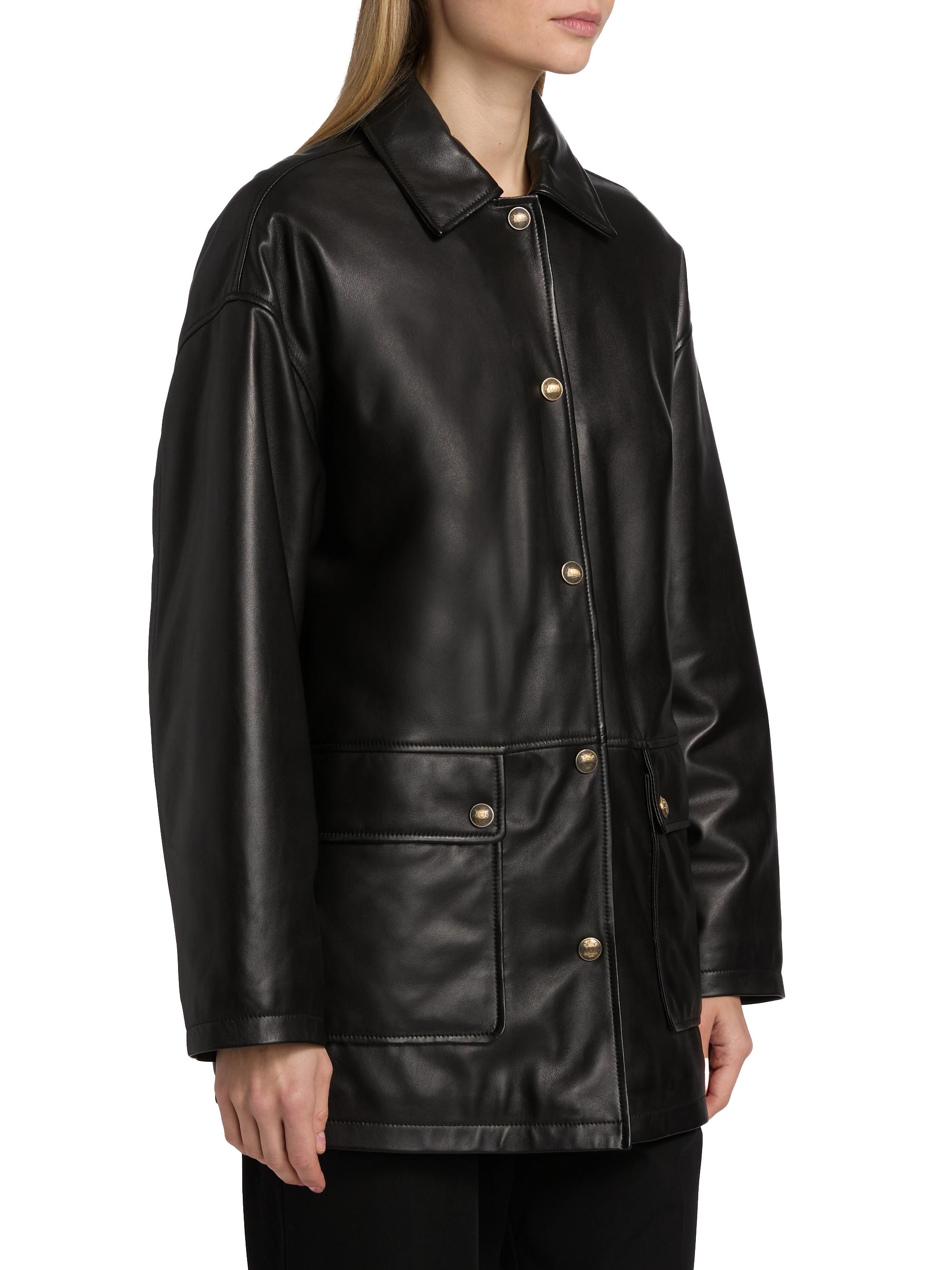 Nili Lotan Cordel Leather Coat | Saks Fifth Avenue