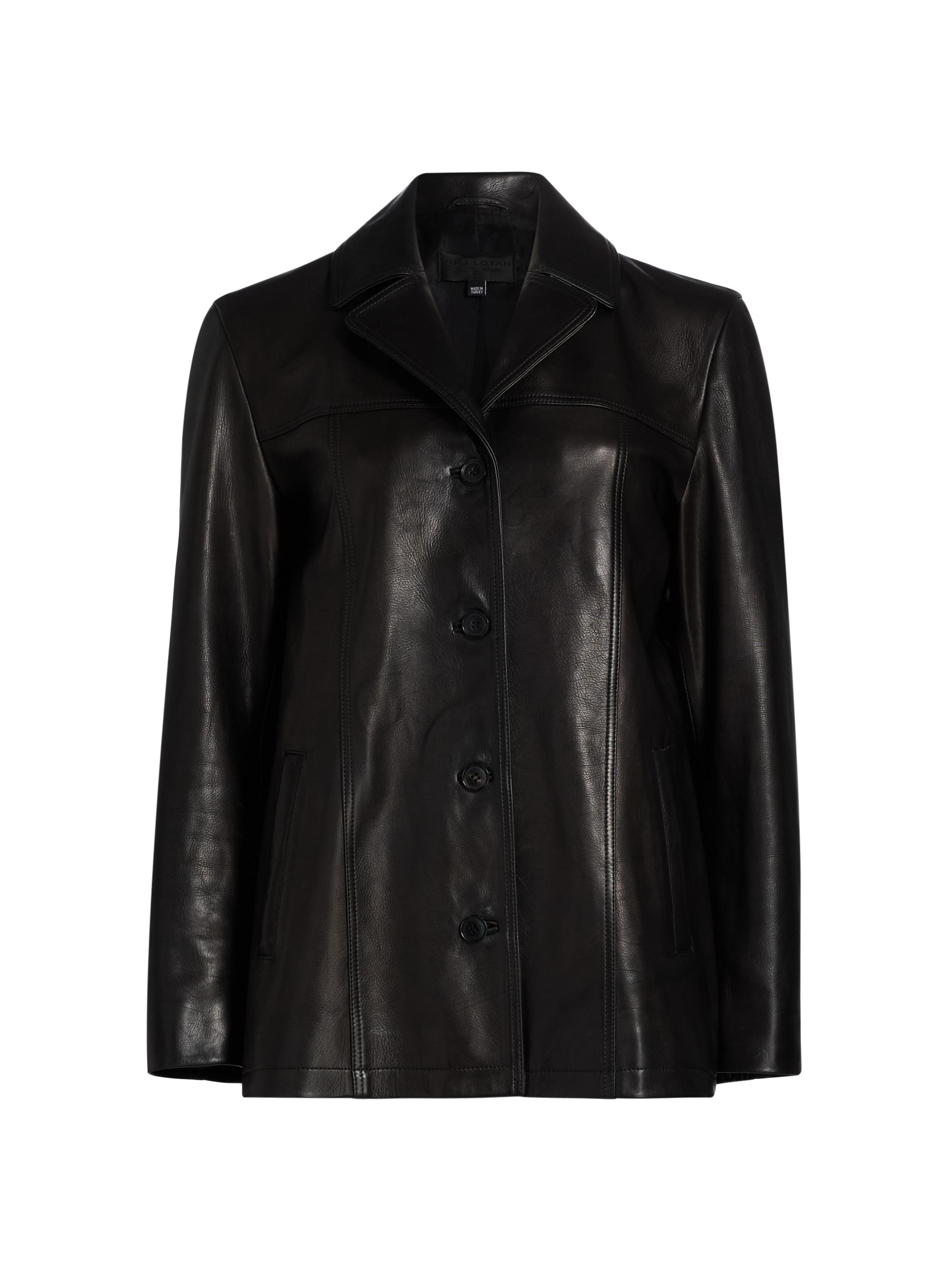 ジャケット・アウター HELMUT LANG lether tailored jacket Helmut Lang Leather Tailored Coat | Saks Fifth Avenue