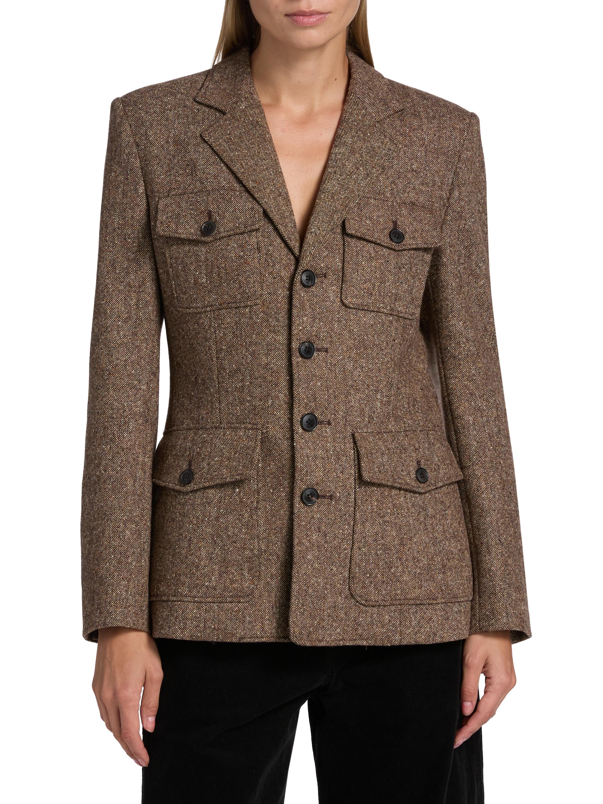 Nili Lotan Fleur Herringbone Wool Jacket | Saks Fifth Avenue