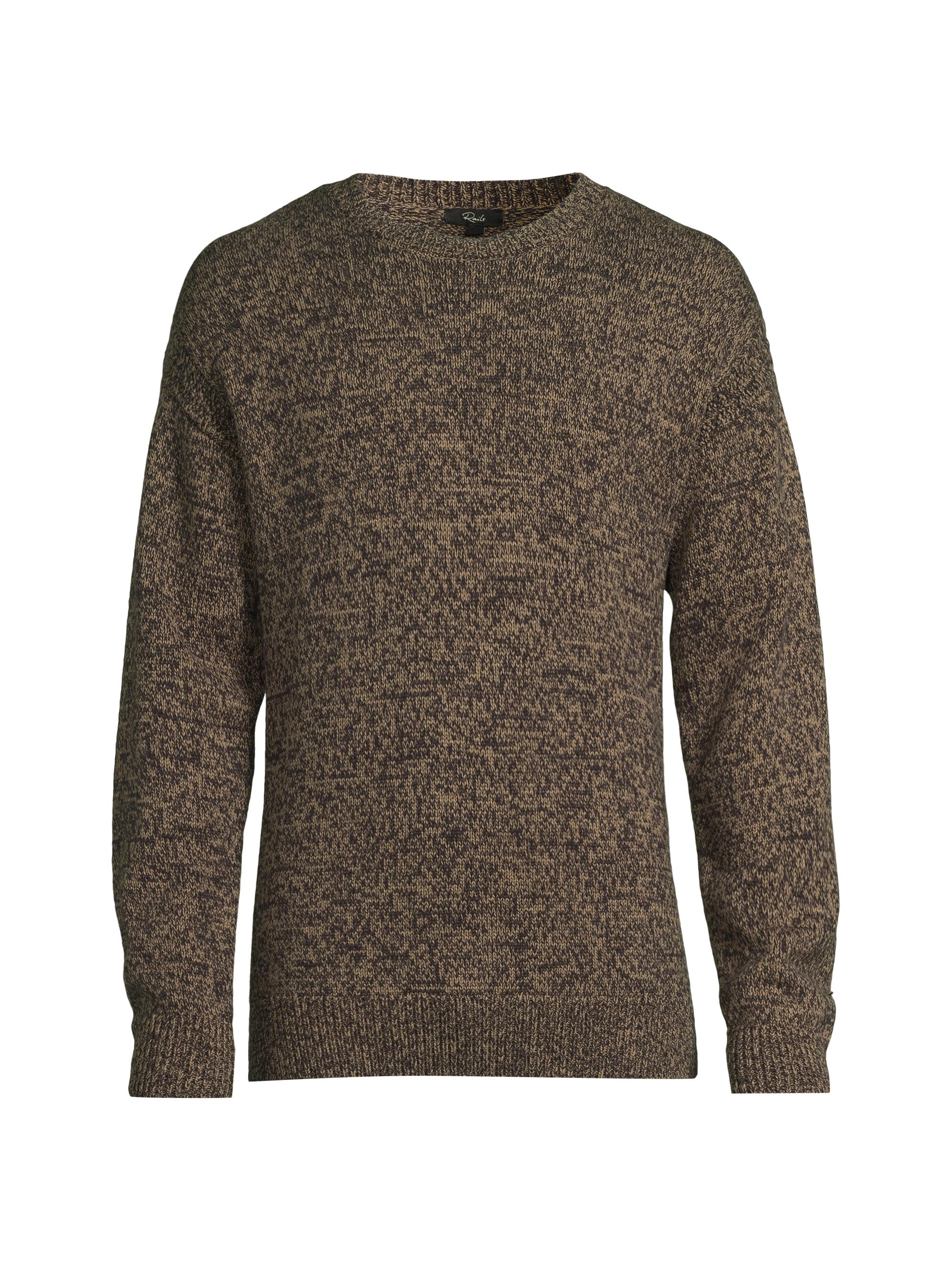 Rails Men's Bryce Cotton-Blend Crewneck Sweater - Navy Cedar