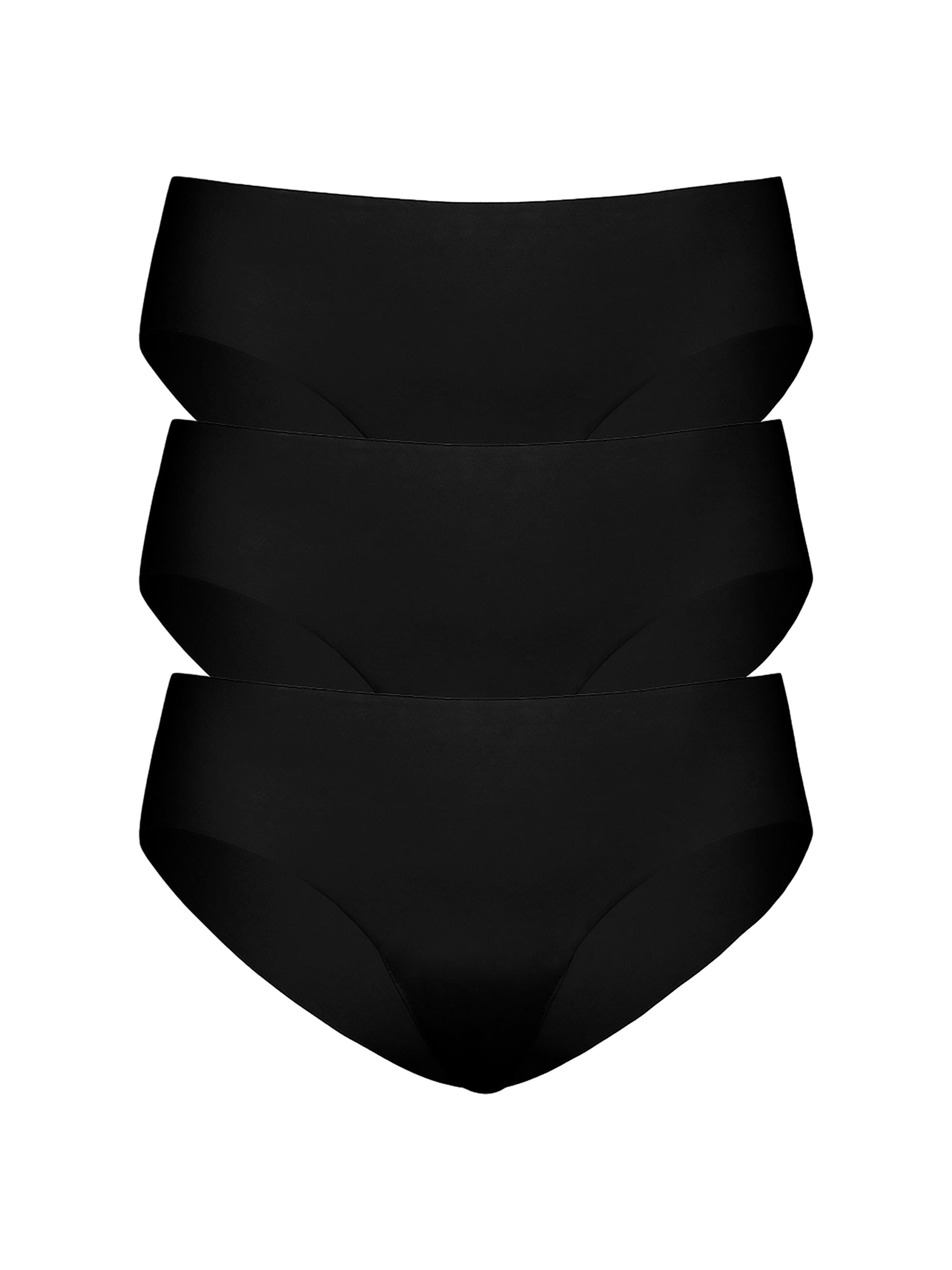 Commando Women's 3-Pack Stretch-Cotton Bikini Brief Set