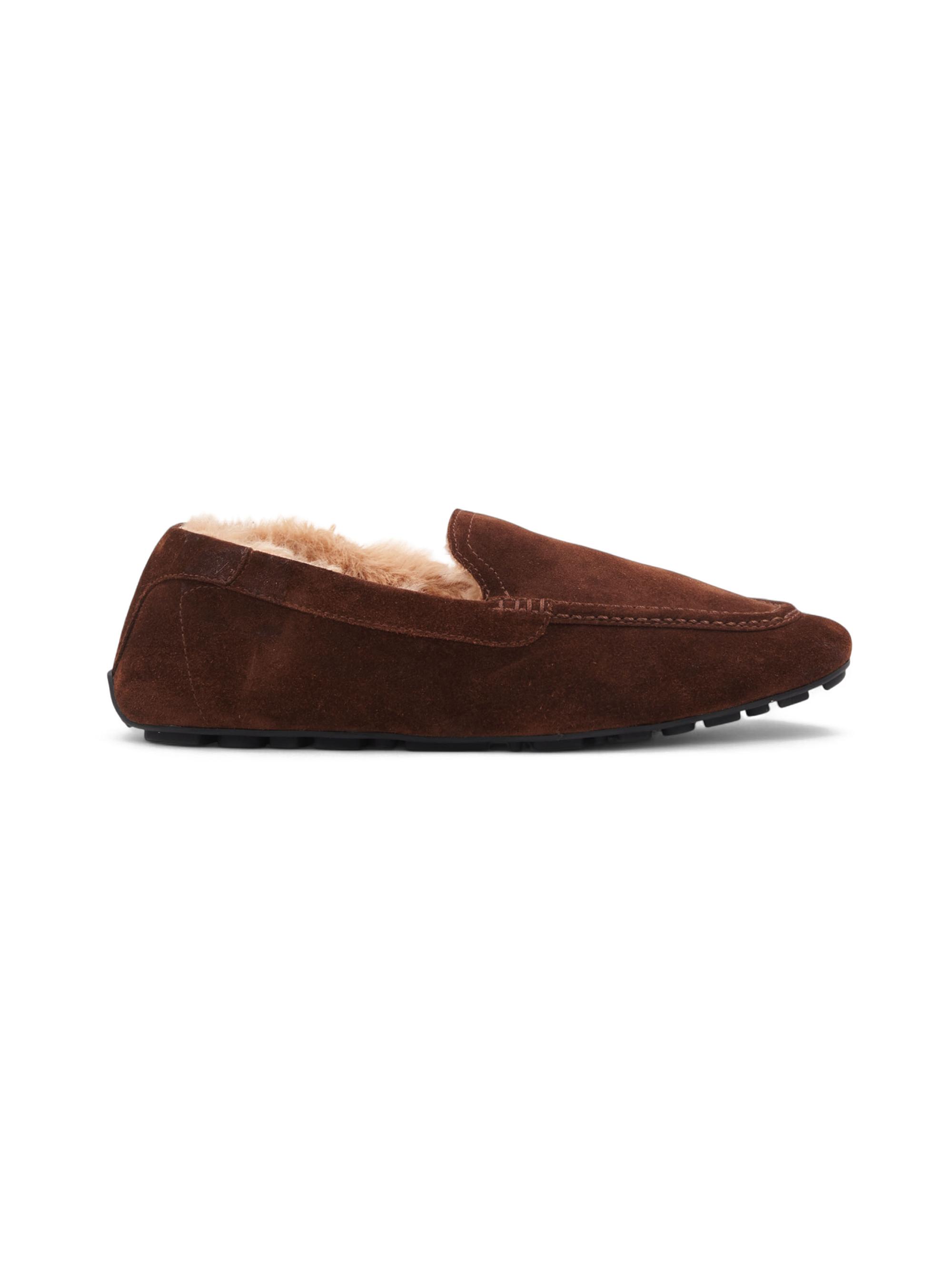 Aquatalia Women's Qalista Suede Driving Loafers - Brandy
