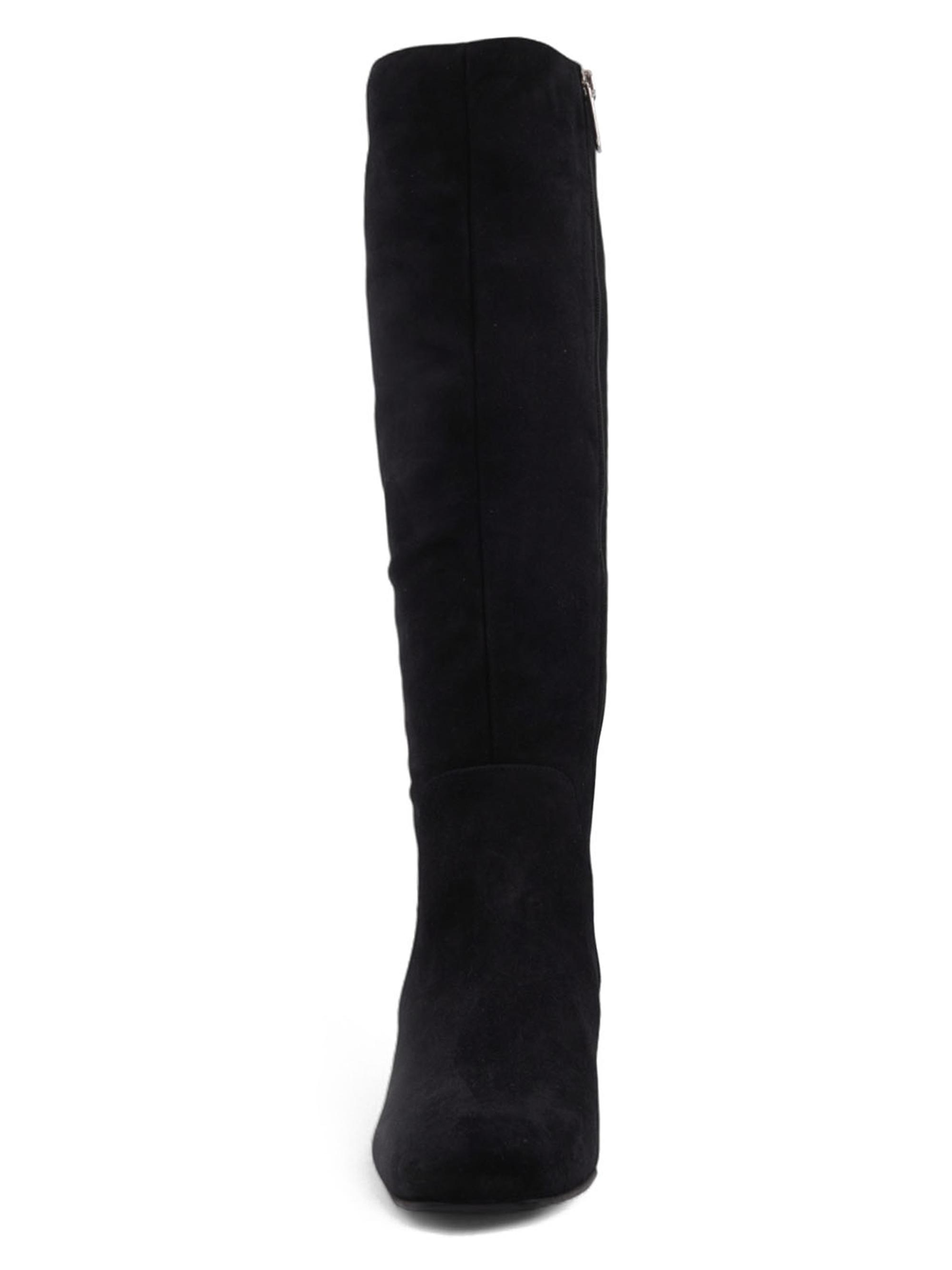 Bottes D'Hiver Aquatalia Femme - Taille 6M - Daim Noir - Mi-Mollet - Italie