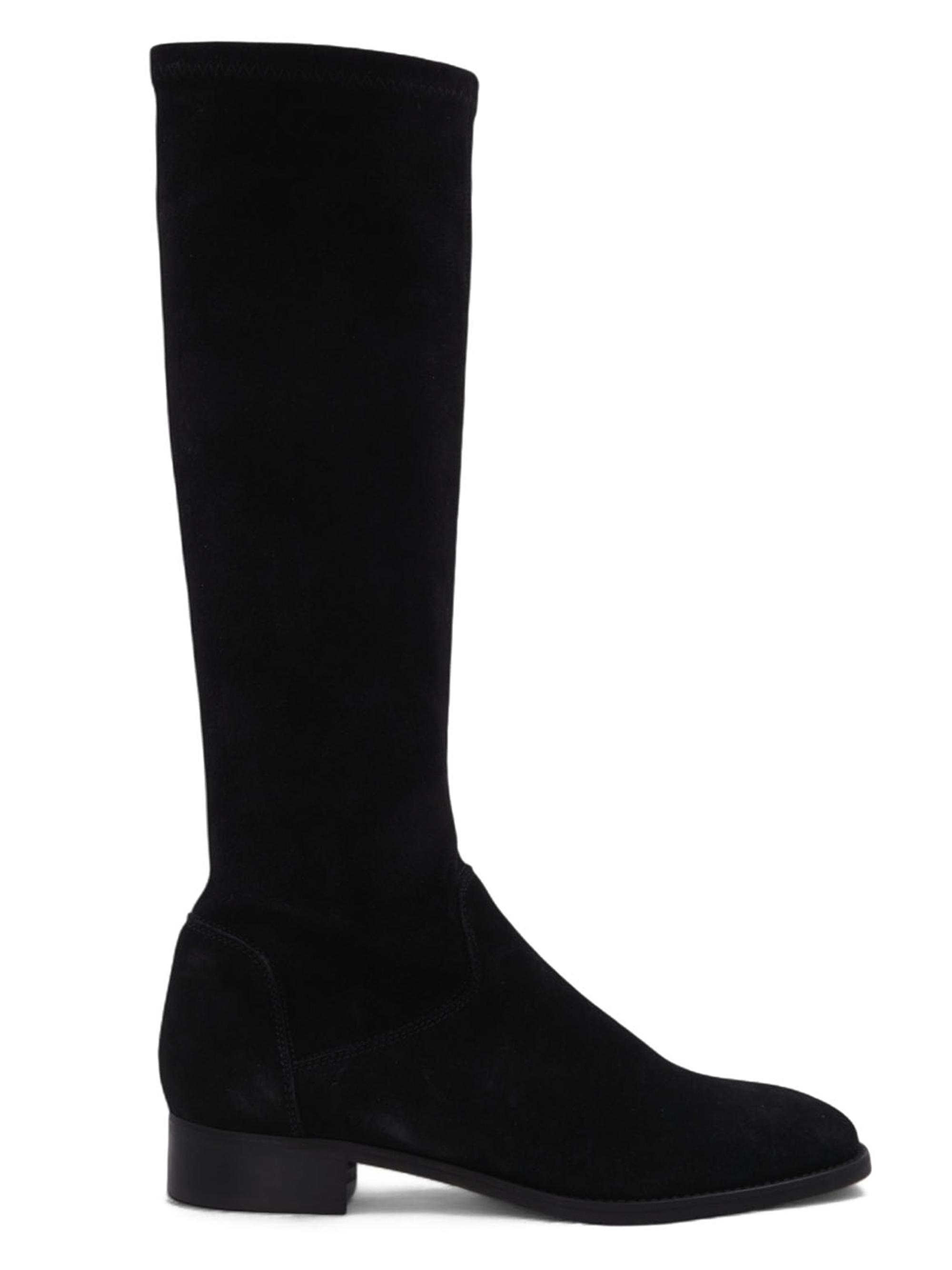 Aquatalia Women's Sabrena 25MM Suede Knee-High Boots - Black