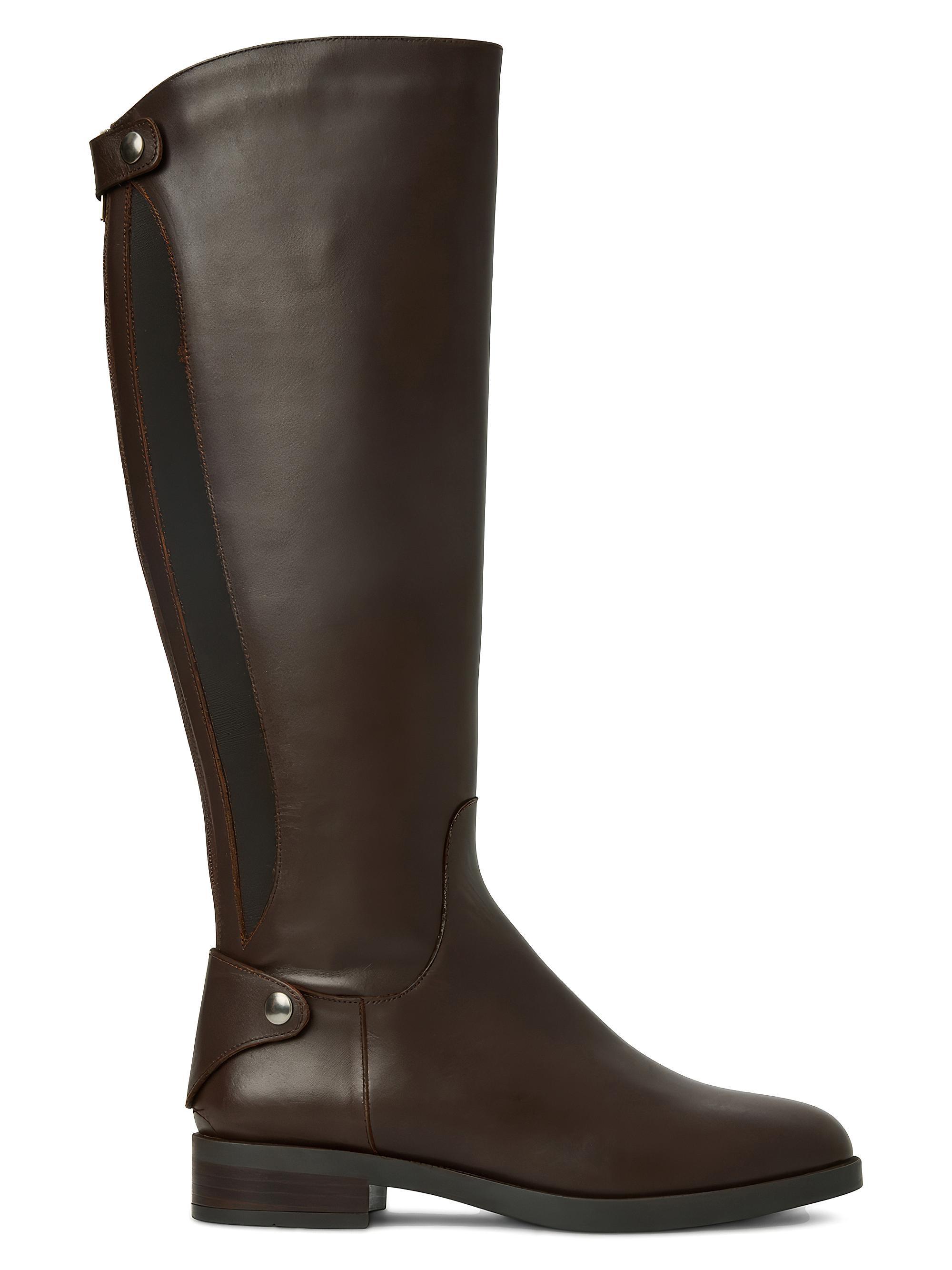 Aquatalia Women's Rebekah 25MM Leather Knee-High Boots - Espresso