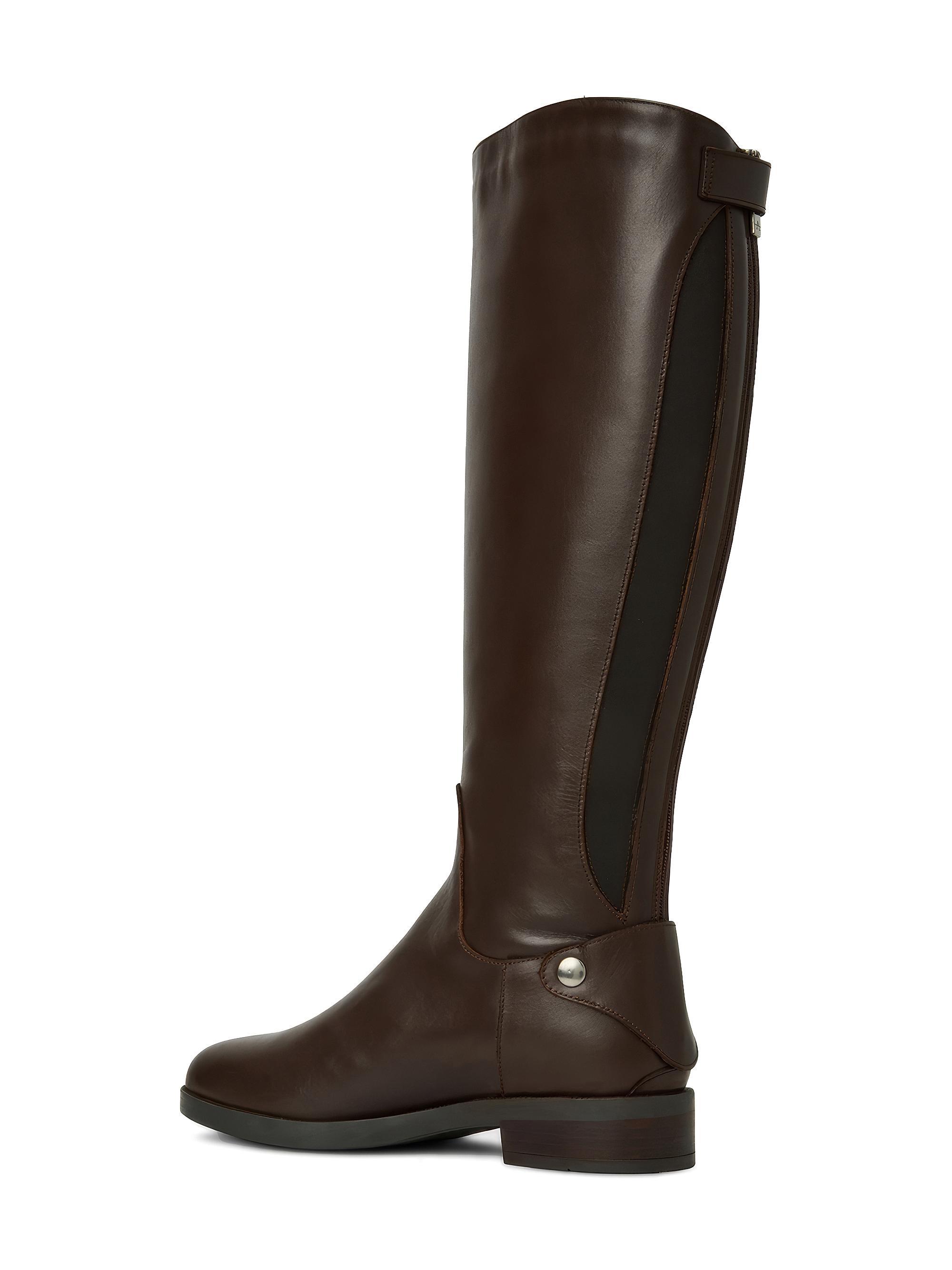 Aquatalia Women's Rebekah 25MM Leather Knee-High Boots - Espresso | Thumbnail 3