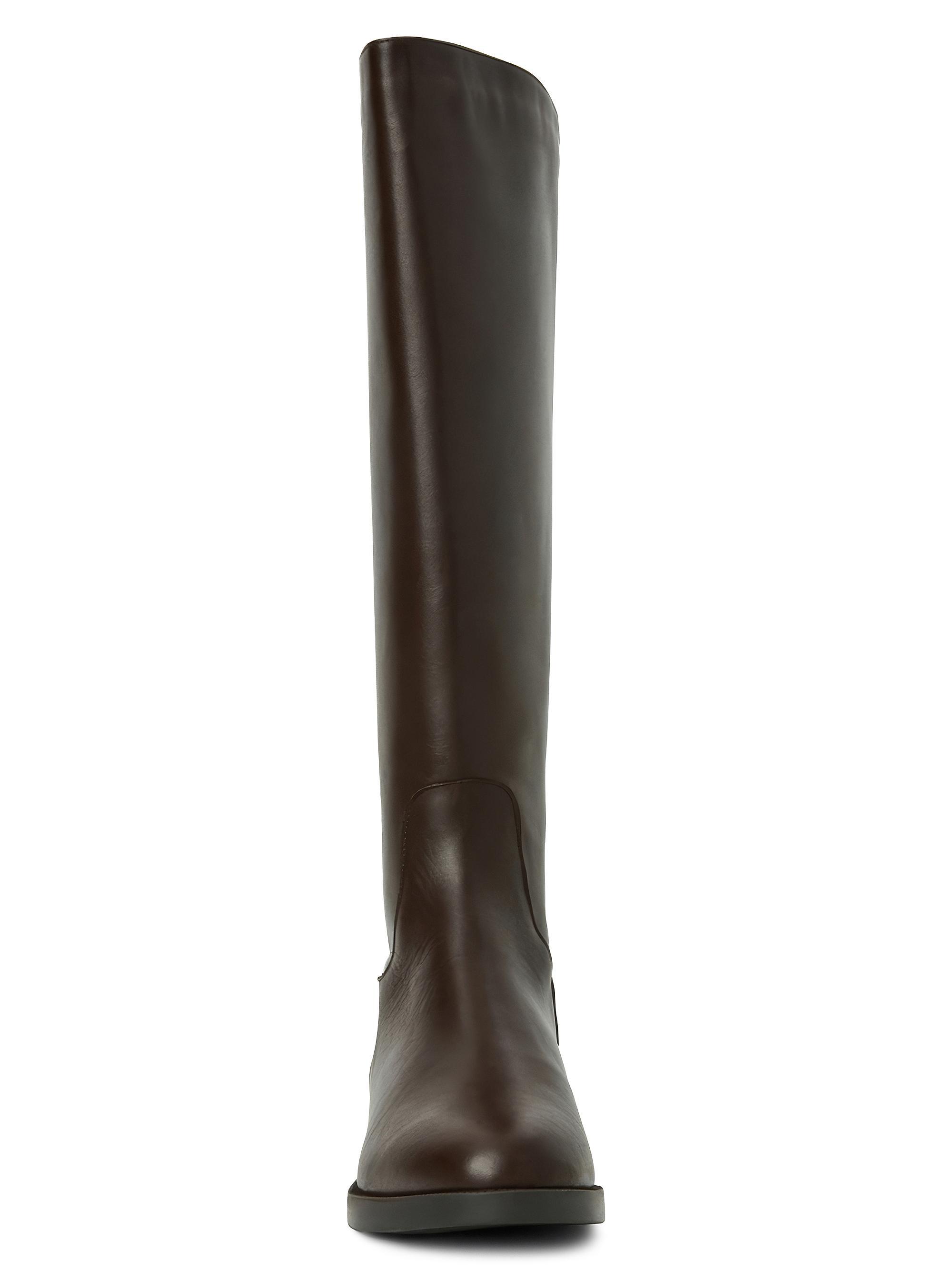 Aquatalia Women's Rebekah 25MM Leather Knee-High Boots - Espresso | Thumbnail 6
