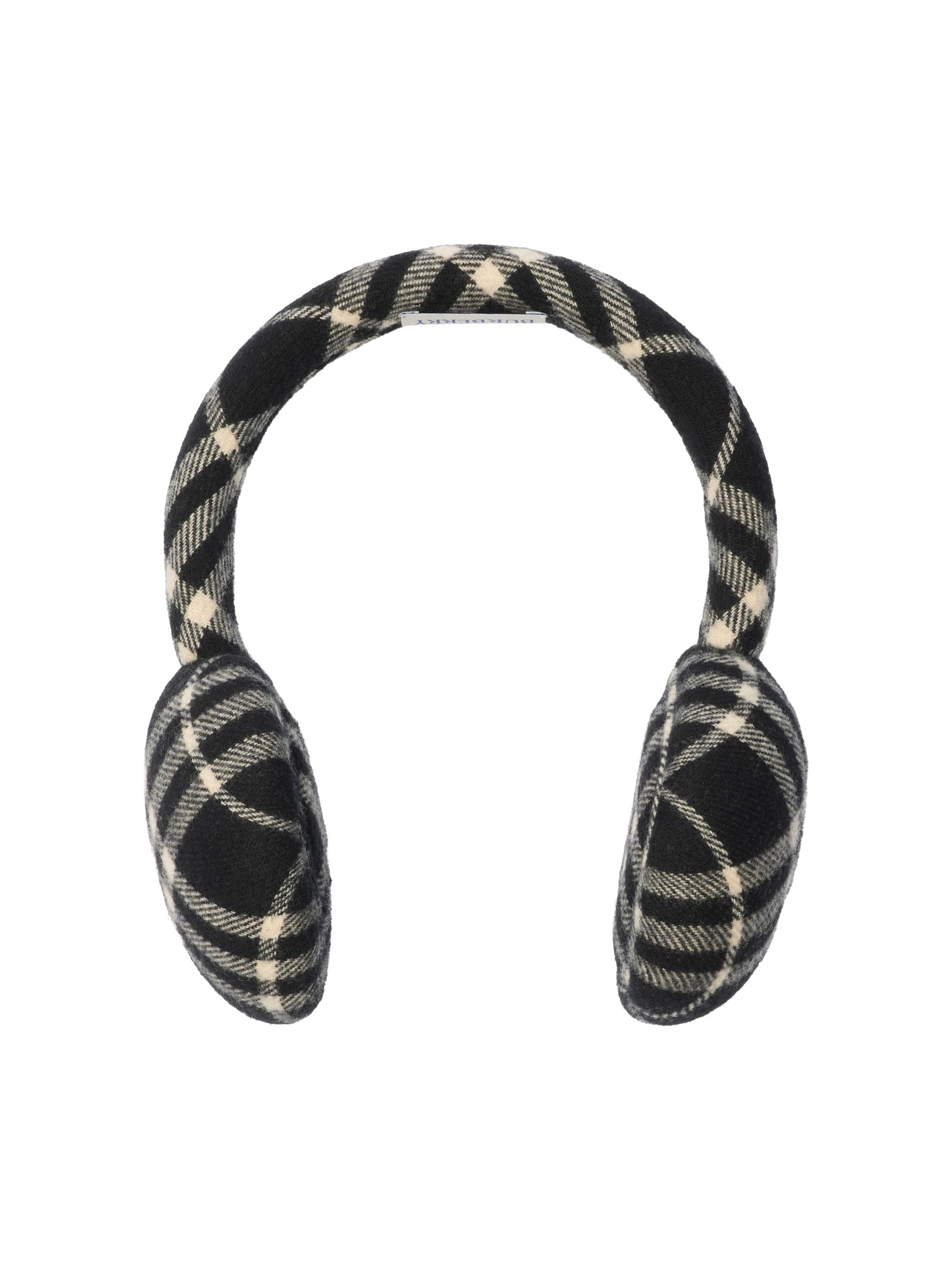 Burberry Checked Wool-Cashmere Earmuffs | Saks Fifth Avenue