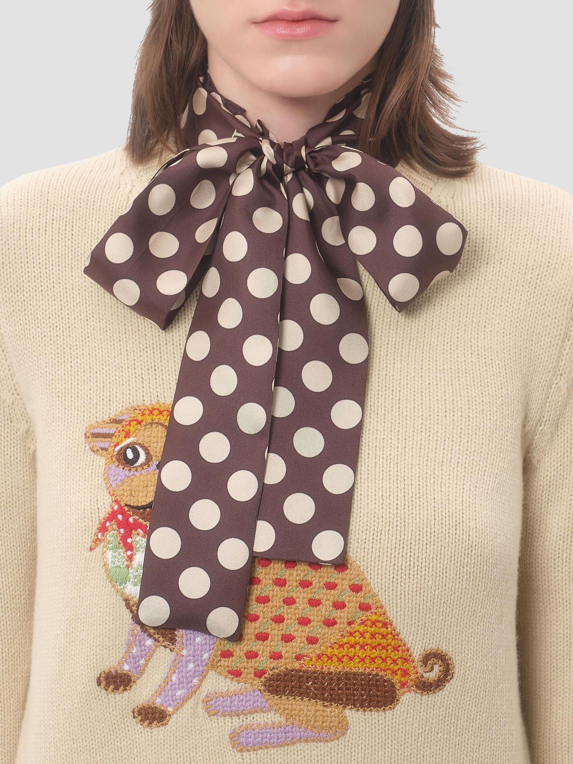 Valentino Garavani Le Chien De La Maison Embroidered Sweater