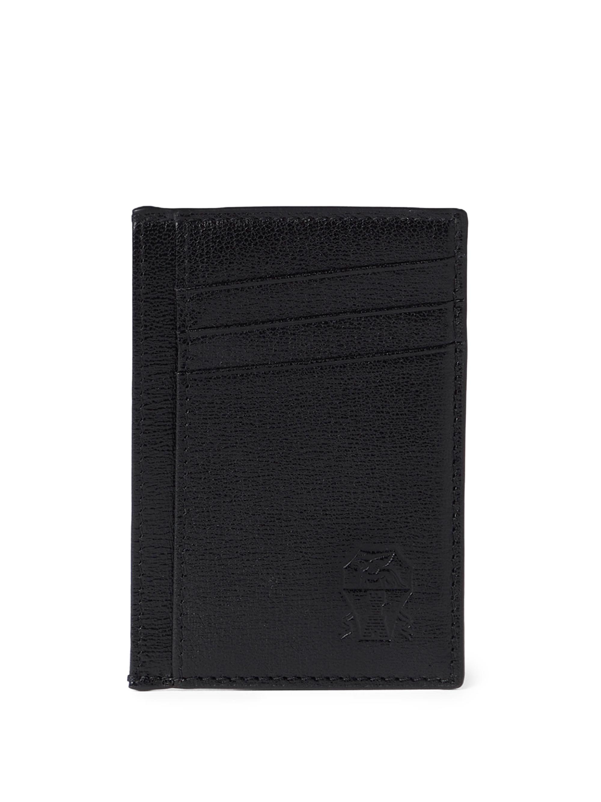 Brunello Cucinelli Men's Capretta Card Holder - Black