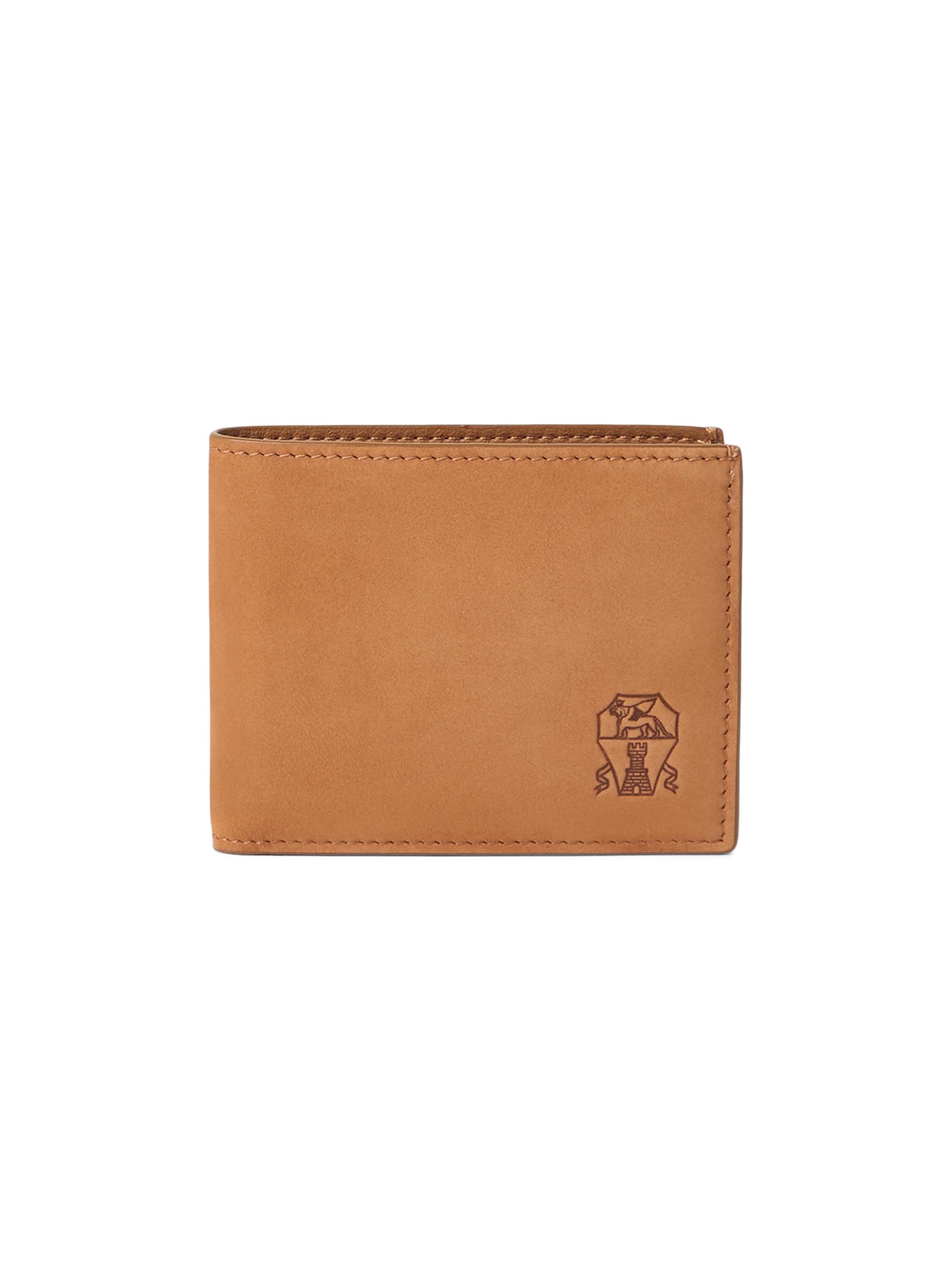Brunello Cucinelli Men's Nubuck Wallet - Natural