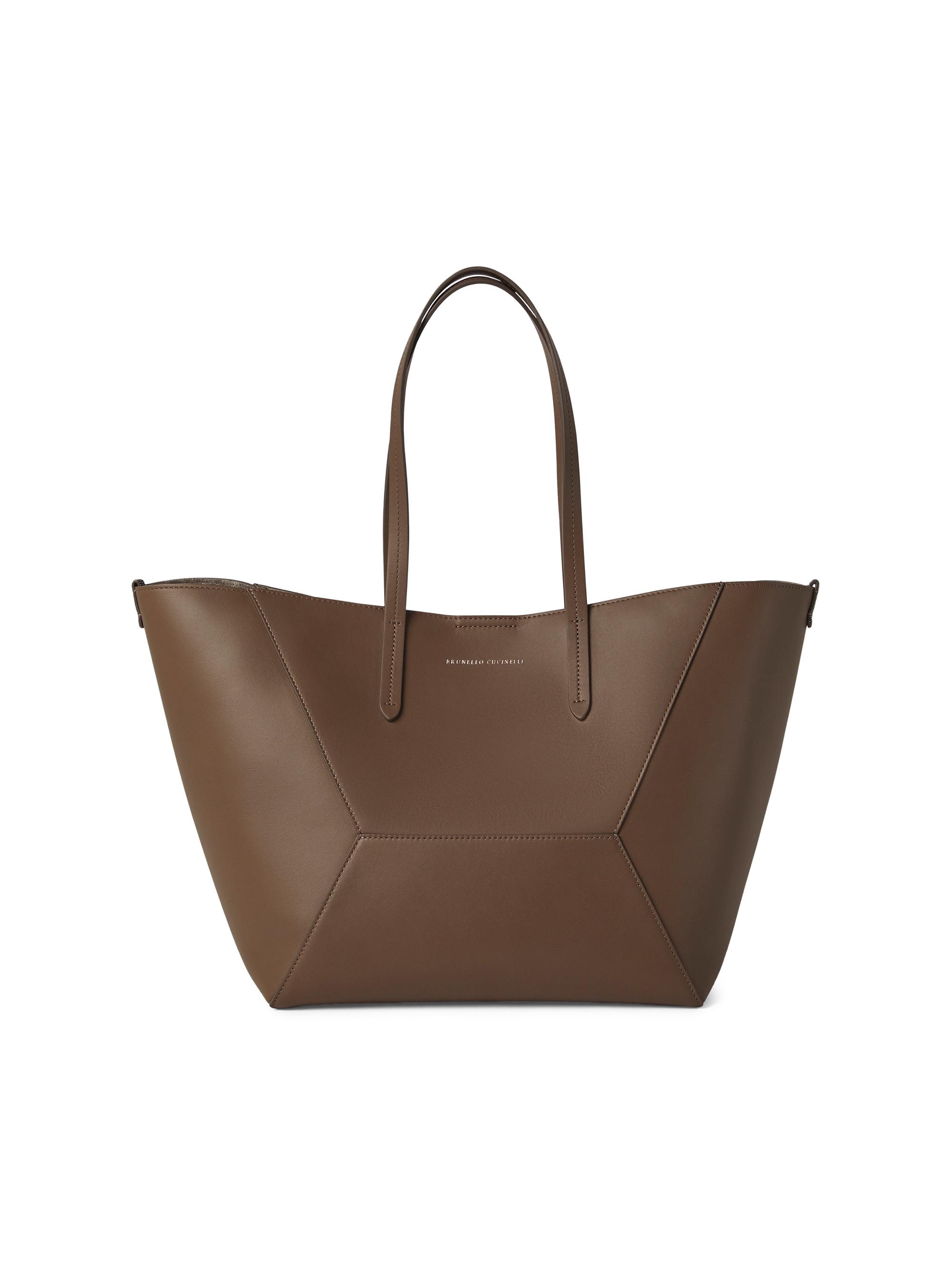 Valentino Garavani VLogo Side Shopping Bag in Nappa Calfskin